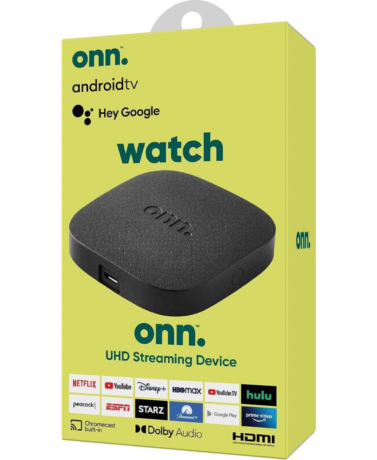 Google 4K Android Tv Chromecast Built-in Streaming Box