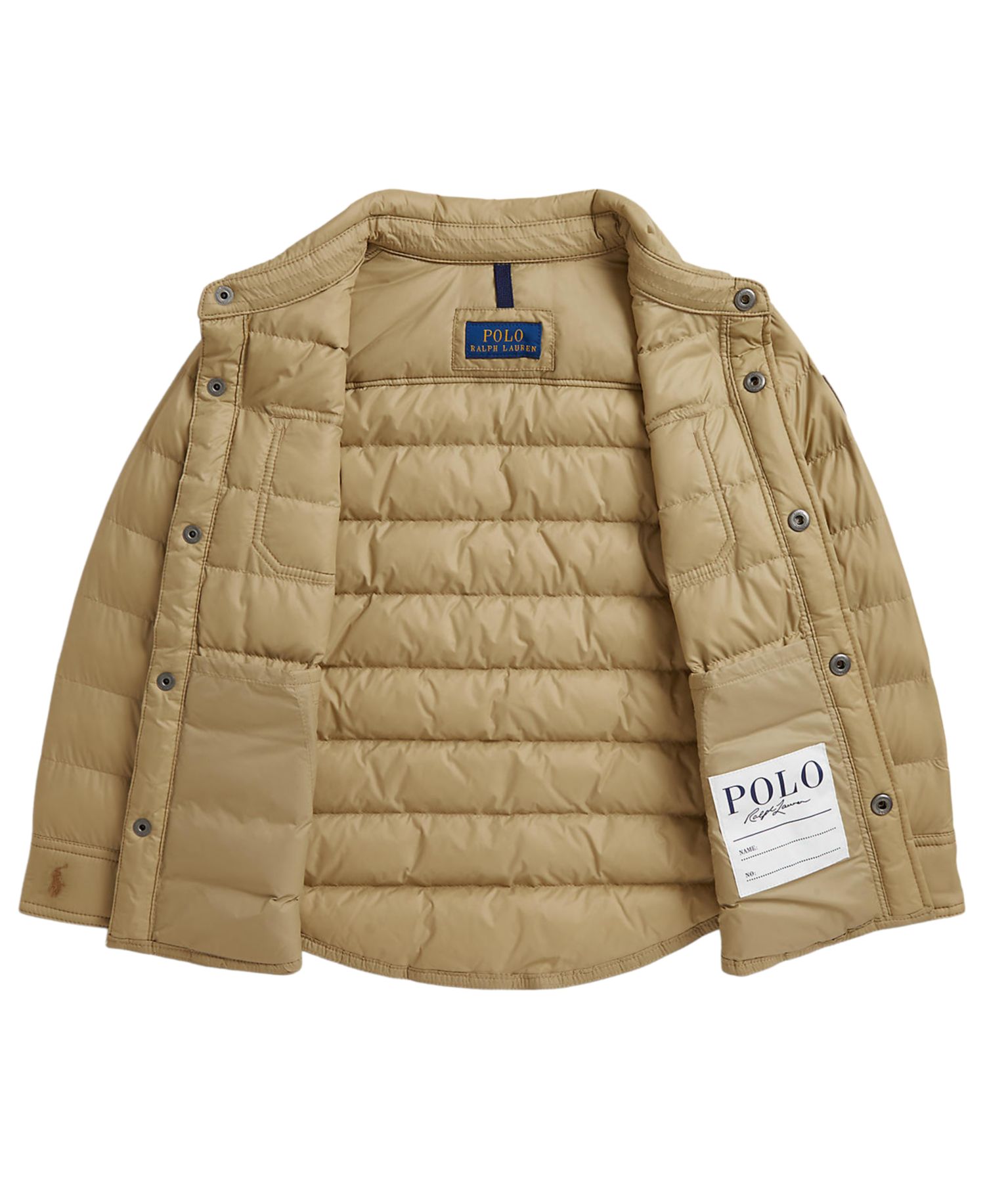 Boys' 2T-7 Quilted Shirt Jacket