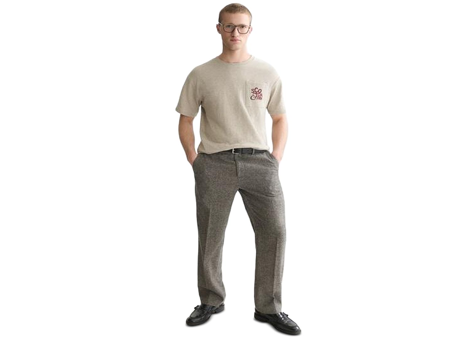 Men's Bonded Chest Pocket Artwork Crewneck T-Shirt