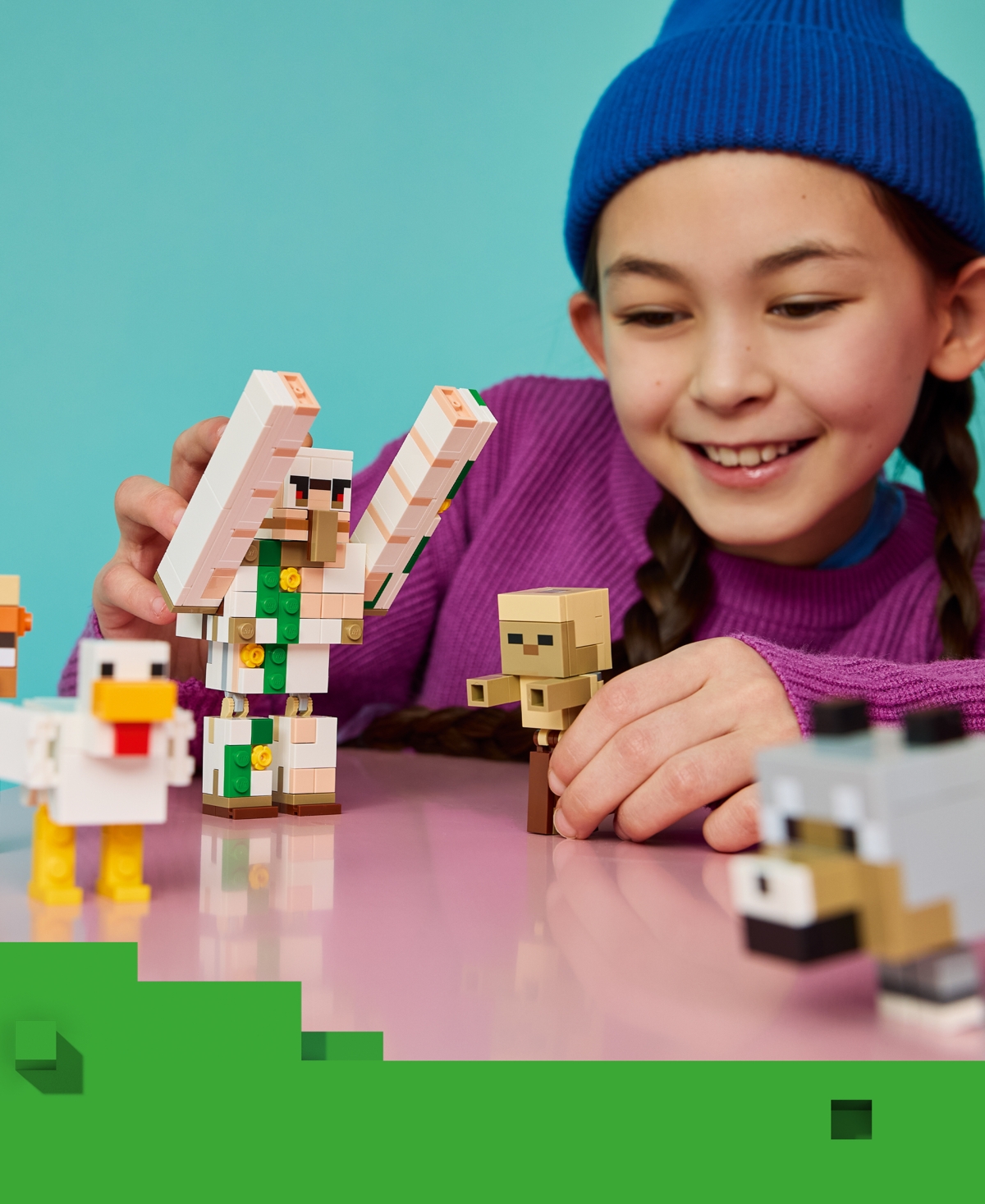 Lego Minecraft Chicken Jockey Desert Attack 21592 428-Piece Building Set, Ages 9+