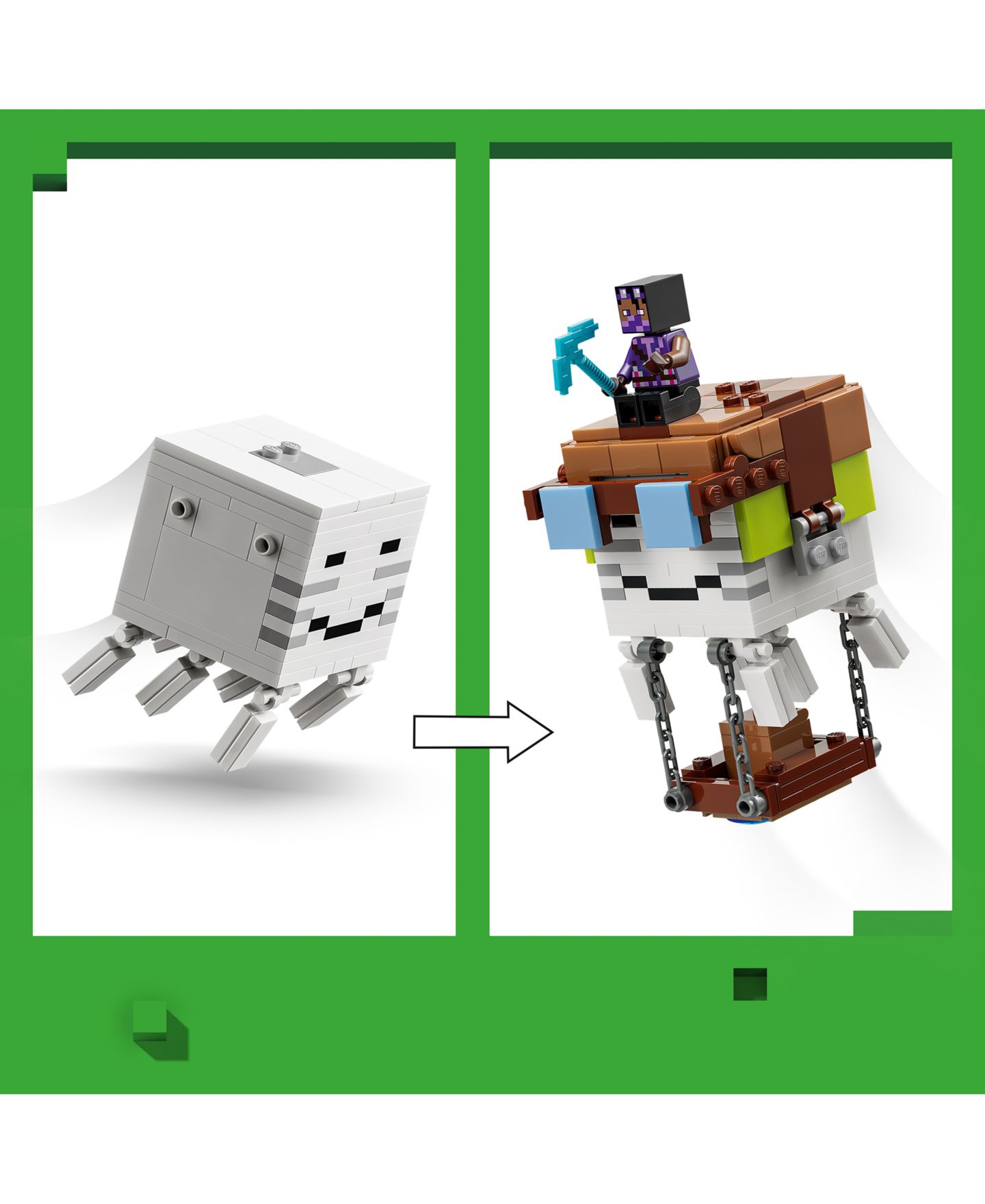 Детские конструкторы LEGO® Minecraft Ghast Station Toy for Kids 21597, 754 Pieces — фото 2