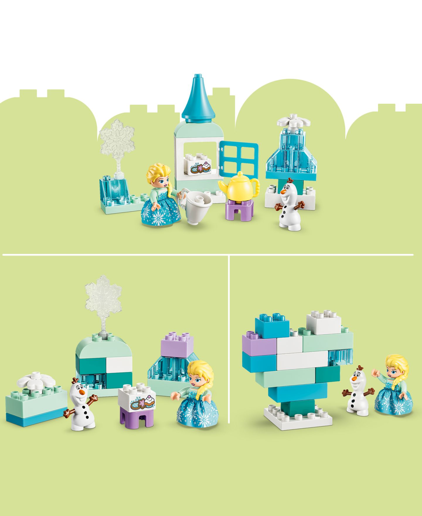Детские конструкторы LEGO® Duplo Disney Frozen Creative Box with Elsa and Olaf 10462, 37 Pieces — фото 2