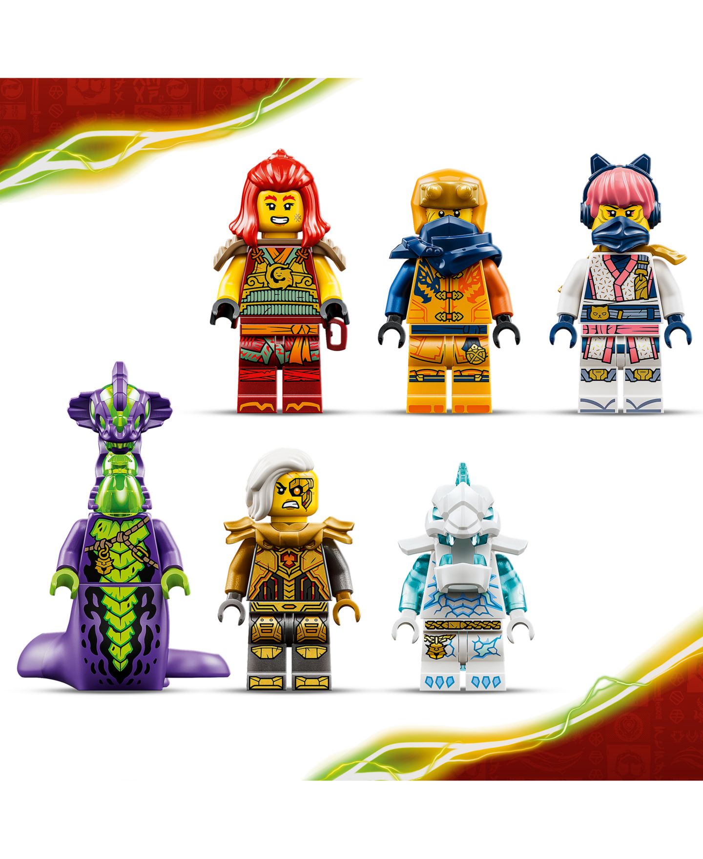 Детские конструкторы LEGO® Ninjago Wyldfyre's Transforming Dragon Mech 71868, 821 Pieces — фото 3