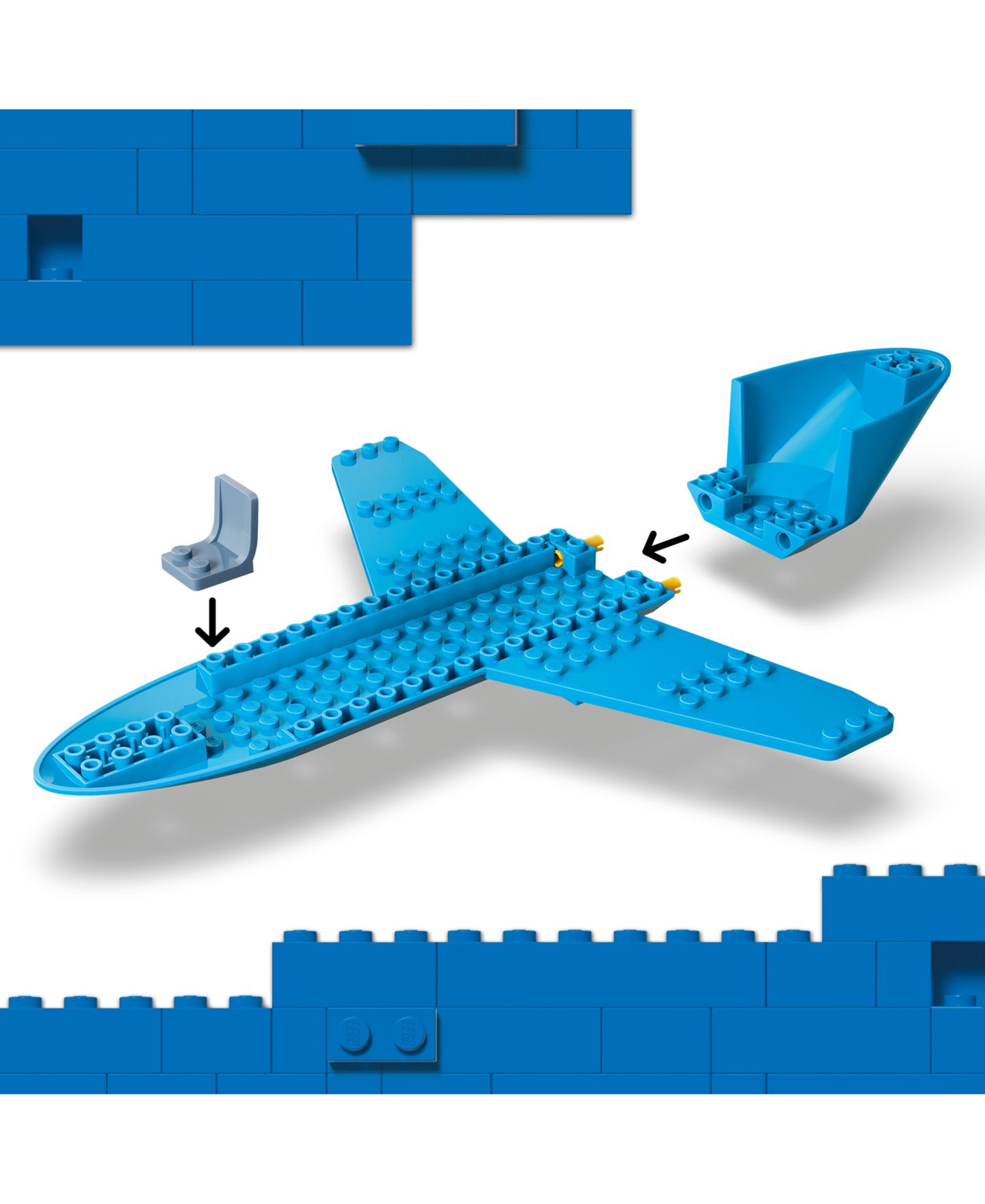 Детские конструкторы LEGO® City Passenger Jet Building Toy 60492, 118 Pieces — фото 2