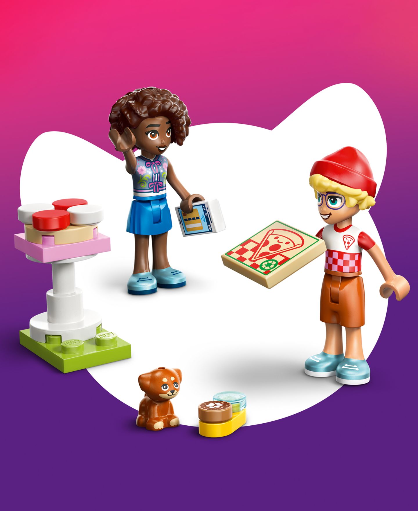 Детские конструкторы LEGO® Friends Pizza Truck Building Toy 42694, 190 Pieces — фото 4