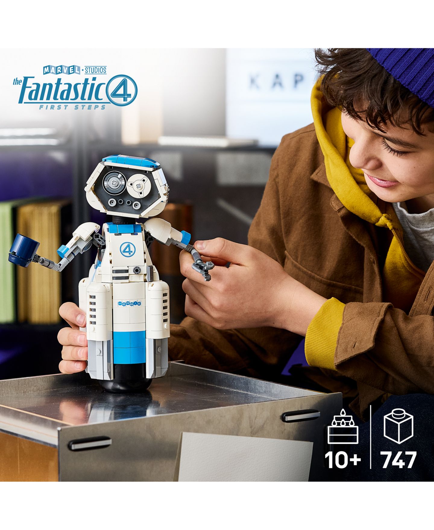 Детские конструкторы LEGO® Marvel The Fantastic Four H.E.R.B.I.E. 76339, 747 Pieces — фото 4