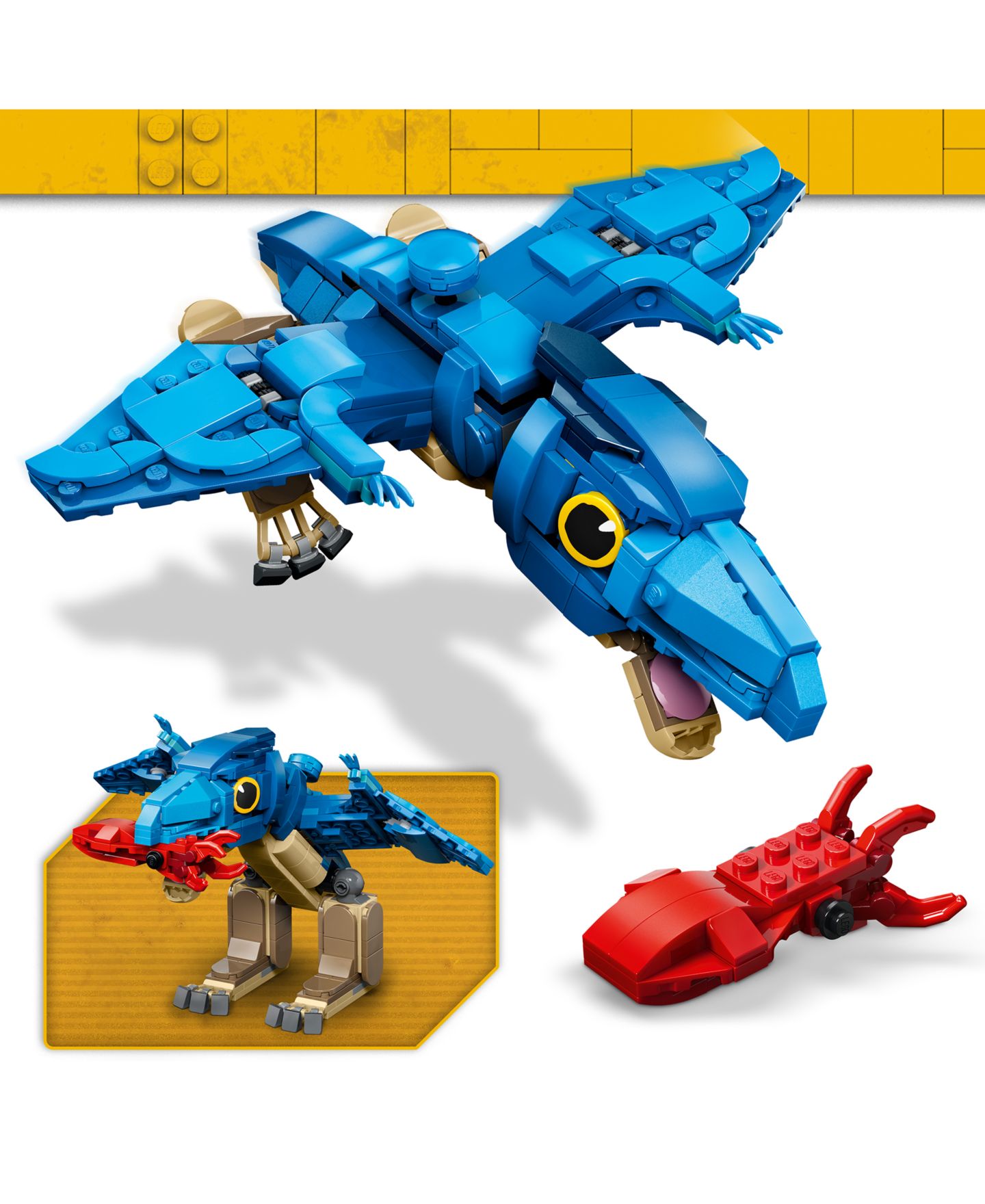 Детские конструкторы LEGO® Jurassic World Baby Dinosaur: Pteranodon 77977, 373 Pieces — фото 2
