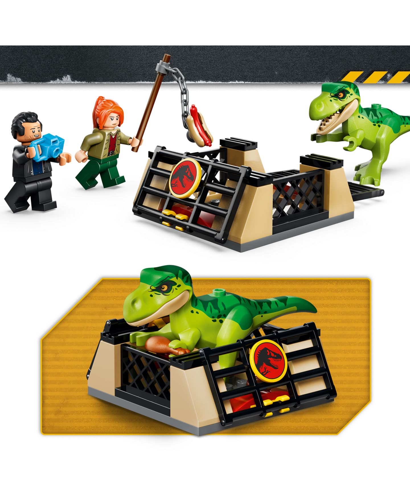 Детские конструкторы LEGO Jurassic World Young T. rex Transport Truck 77978, 115 Pieces — фото 5