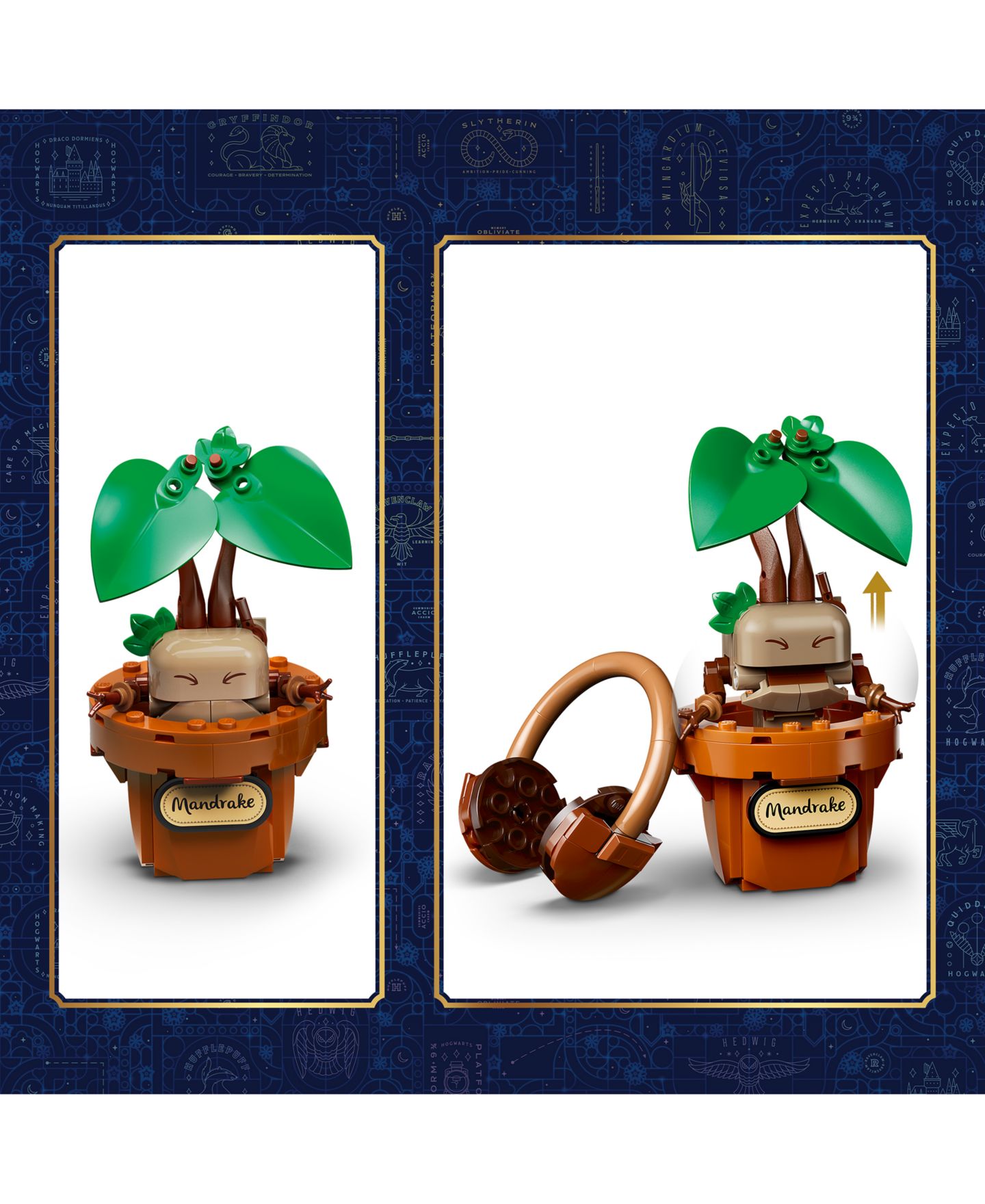 Детские конструкторы LEGO® Harry Potter Hogwarts Herbology Plants 76474, 817 Pieces — фото 2