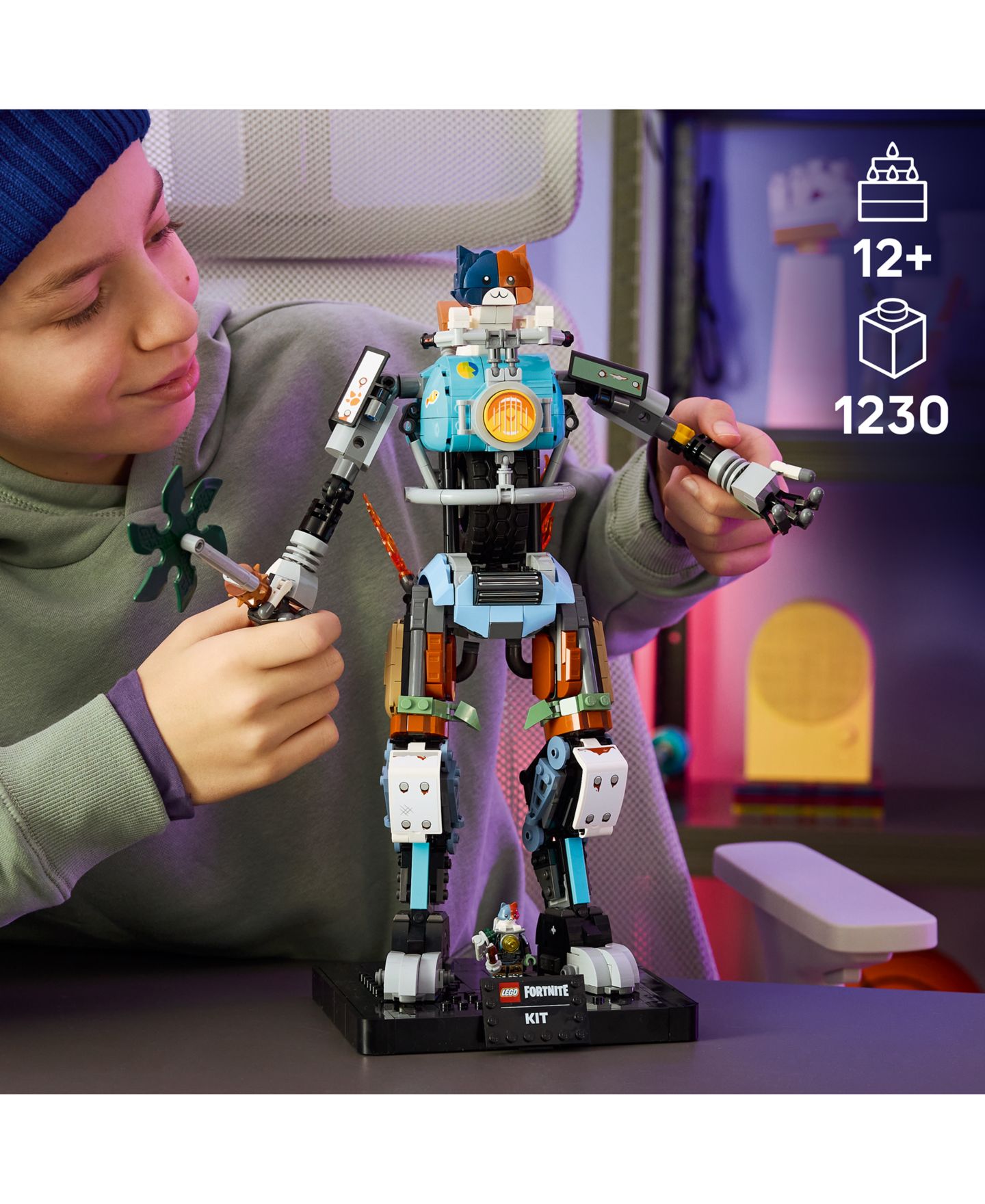 Детские конструкторы LEGO® Fortnite KIT Building Toy for Kids 77081, 1230 Pieces — фото 6