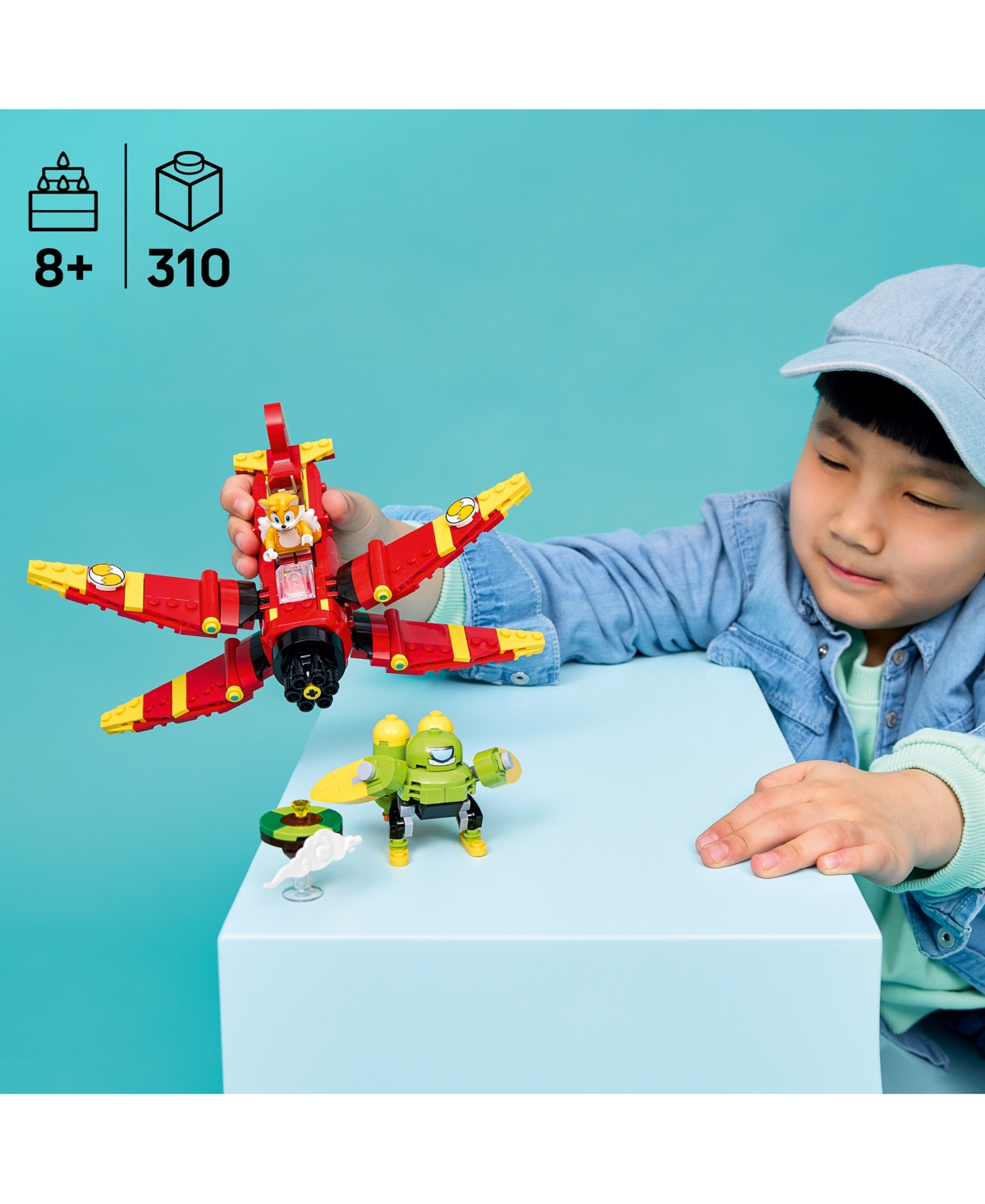 Lego Sonic the Hedgehog Tails' Tornado-1 77119 310-Piece Building Set, Ages 8+