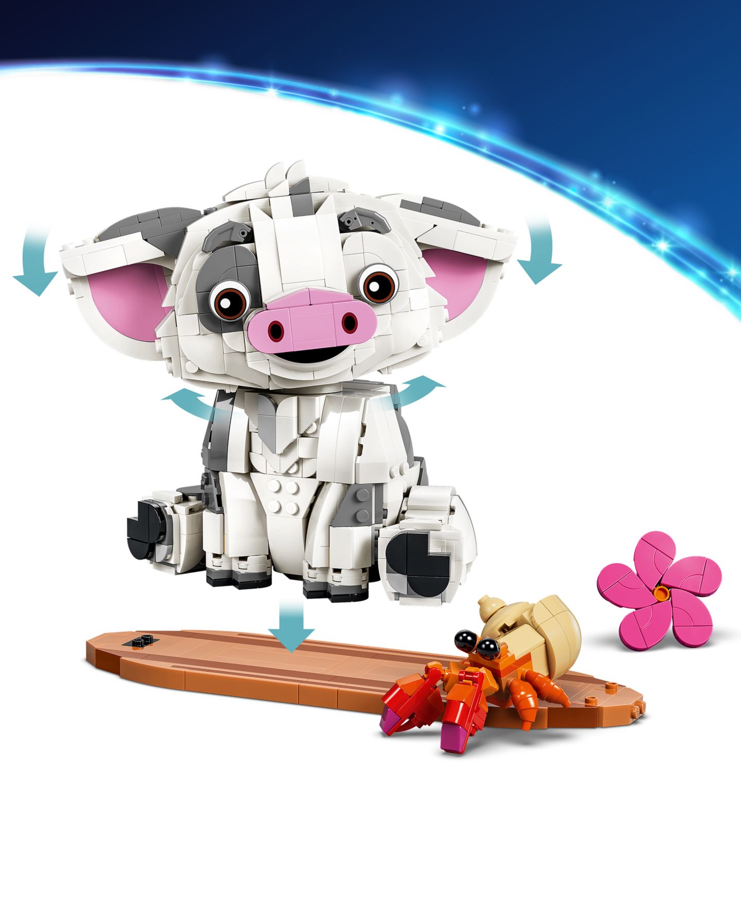 Детские конструкторы LEGO® Disney Moana Pua Building Toy 43292, 885 Pieces — фото 3