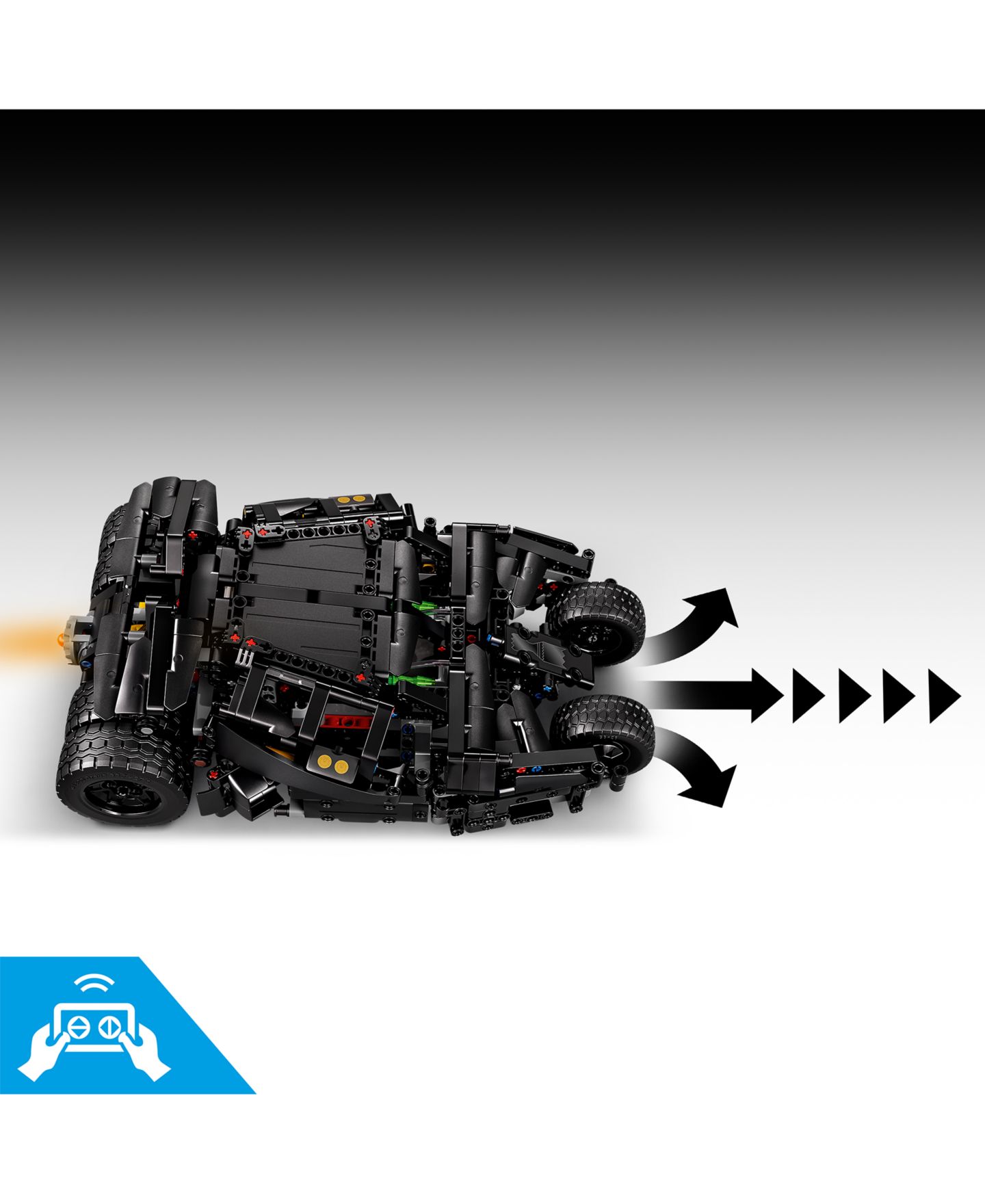 Детские конструкторы LEGO® Technic Batmobile Tumbler Building Toy 42239, 719 Pieces — фото 3
