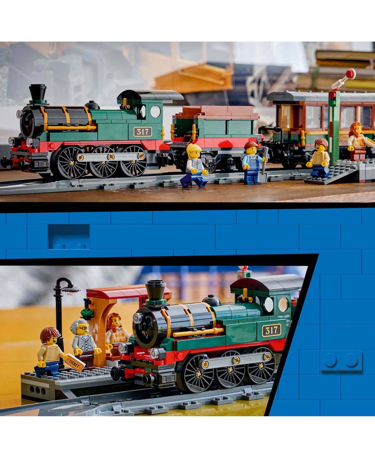 Детские конструкторы LEGO® City Vintage Steam Train Building Toy 60511, 575 Pieces — фото 6