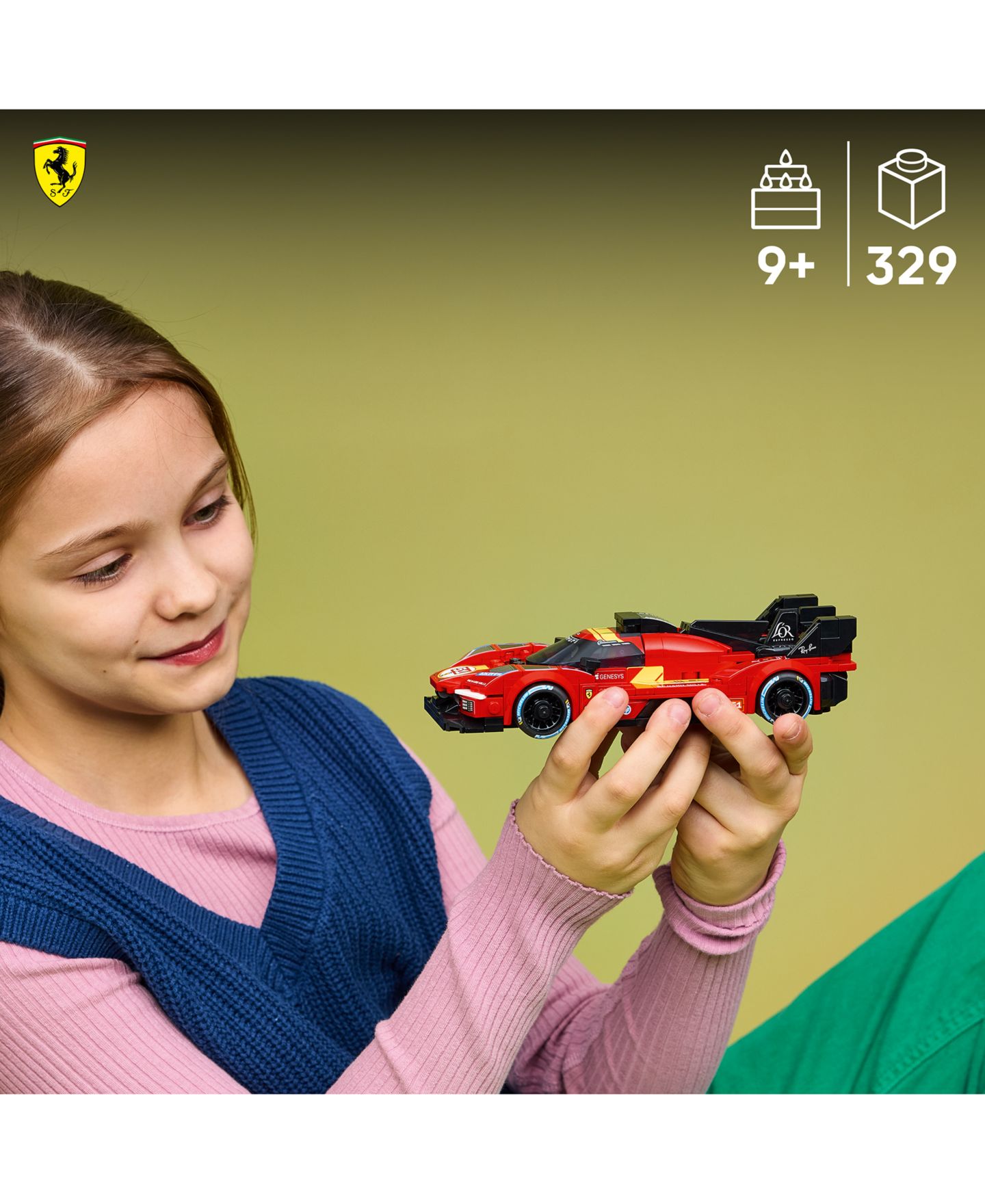 Детские конструкторы LEGO® Speed Champions Ferrari 499P Toy Car 77261, 329 Pieces — фото 4