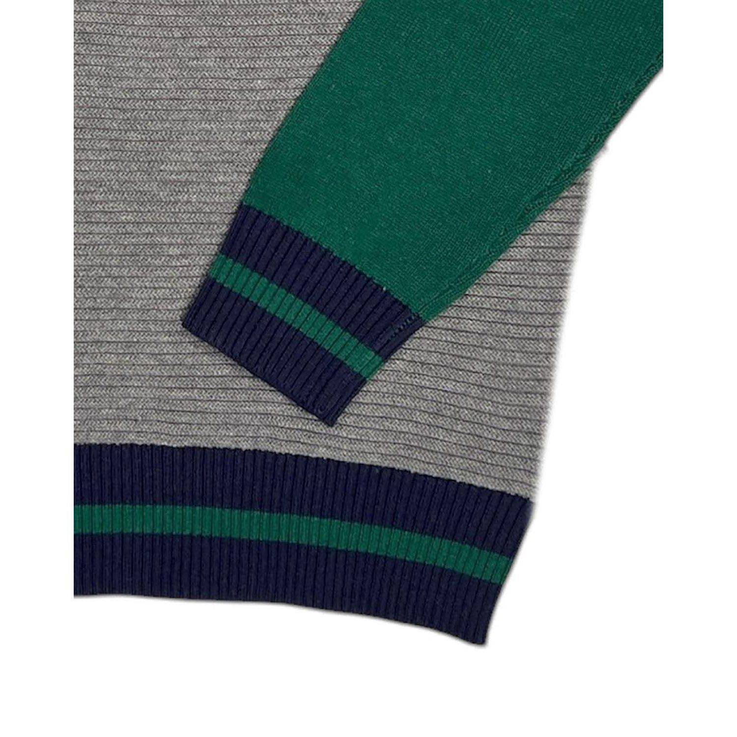 Little and Big Boys' 5-7 Organic Long Sleeve Raglan Sweater