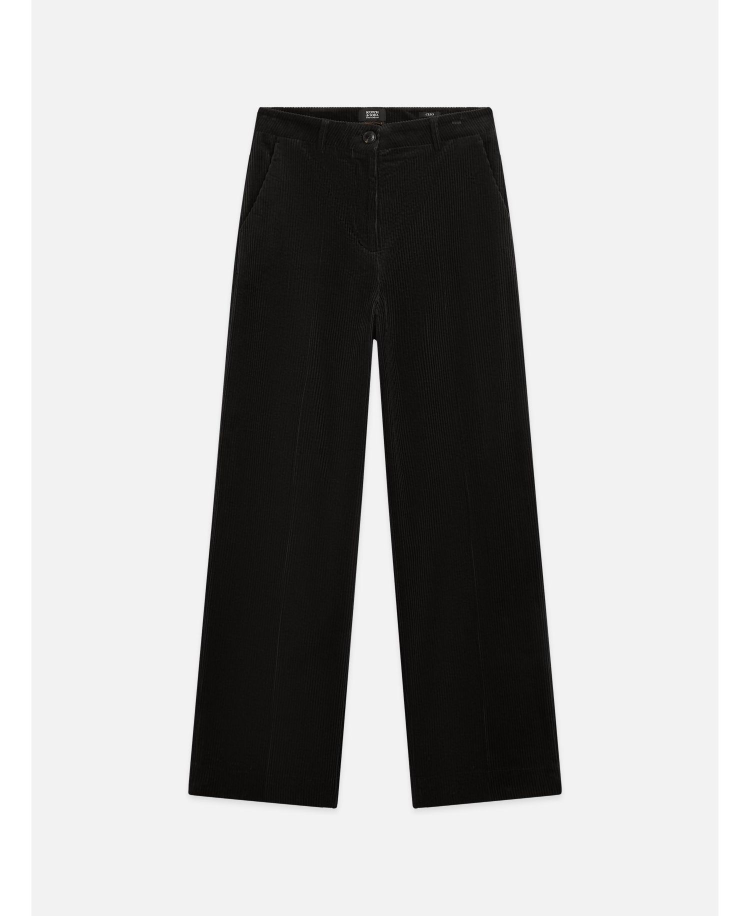 Women's Cleo High-Rise Wide-Leg Corduroy Pants, 30" Inseam