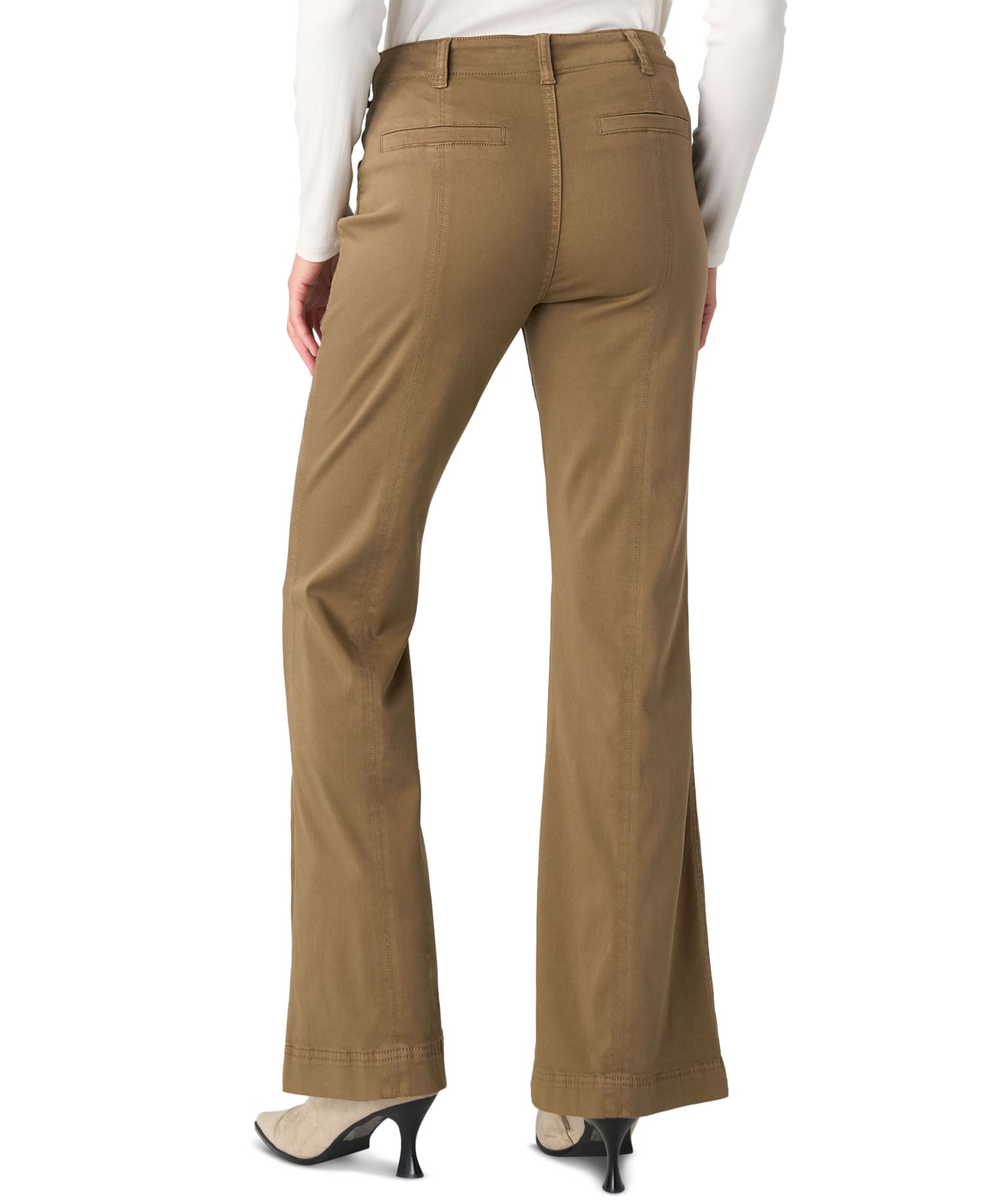 Petite Hannah Flare With Mini Patch Pockets High-Waist Pants