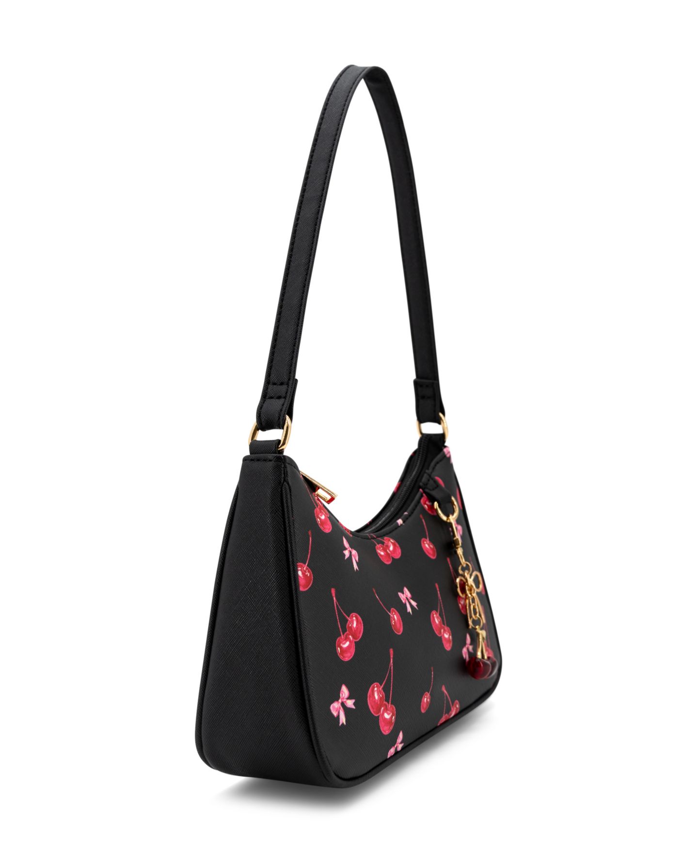 Женская сумка LIKE DREAMS Cerina Cherry Small Shoulder Handbag, цвет: Чёрный — фото 3