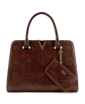Nyla Structured Medium Satchel Handbag