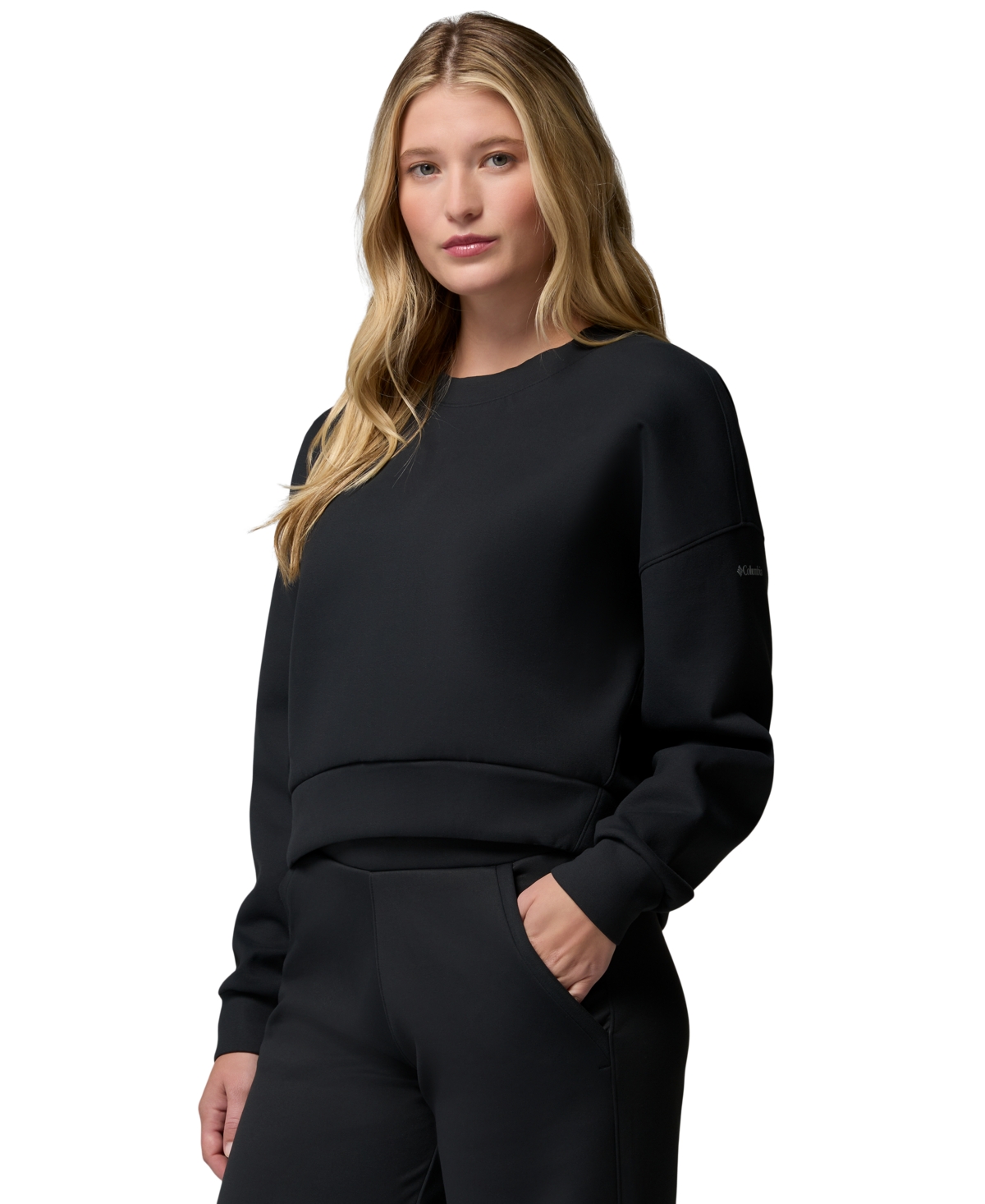 Columbia Women's Amaze Heavyweight Relaxed-Fit Cropped Sweatshirt
