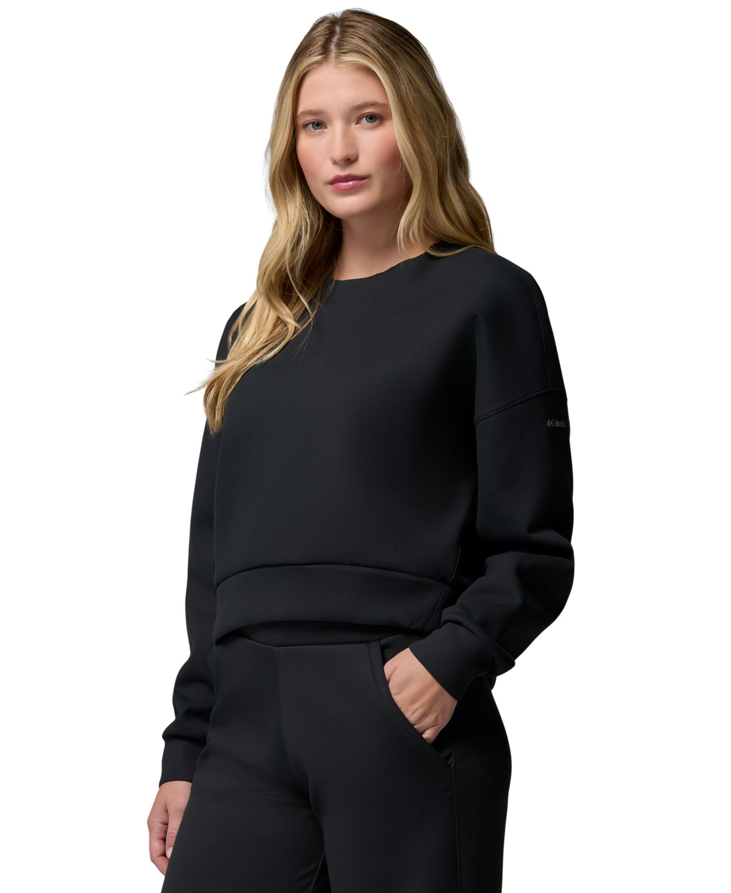 Women's Amaze Heavyweight Relaxed-Fit Cropped Sweatshirt