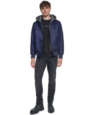 Men's Signature Hooded Bomber Jacket