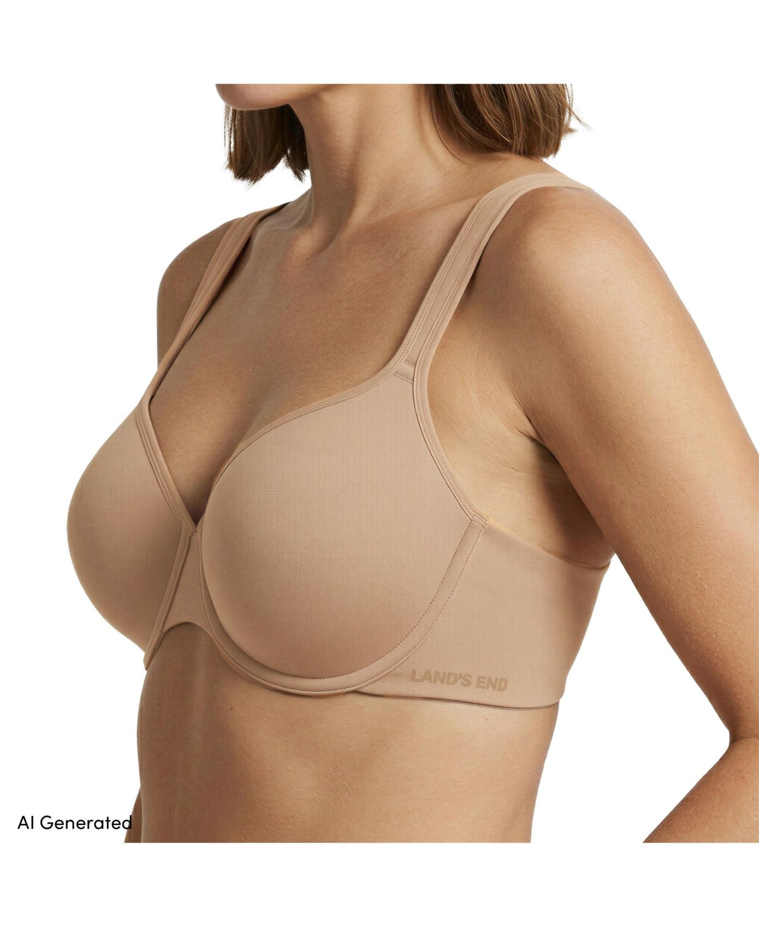Women's Full Coverage Bra True Solutions Light Weight Microfiber Basics