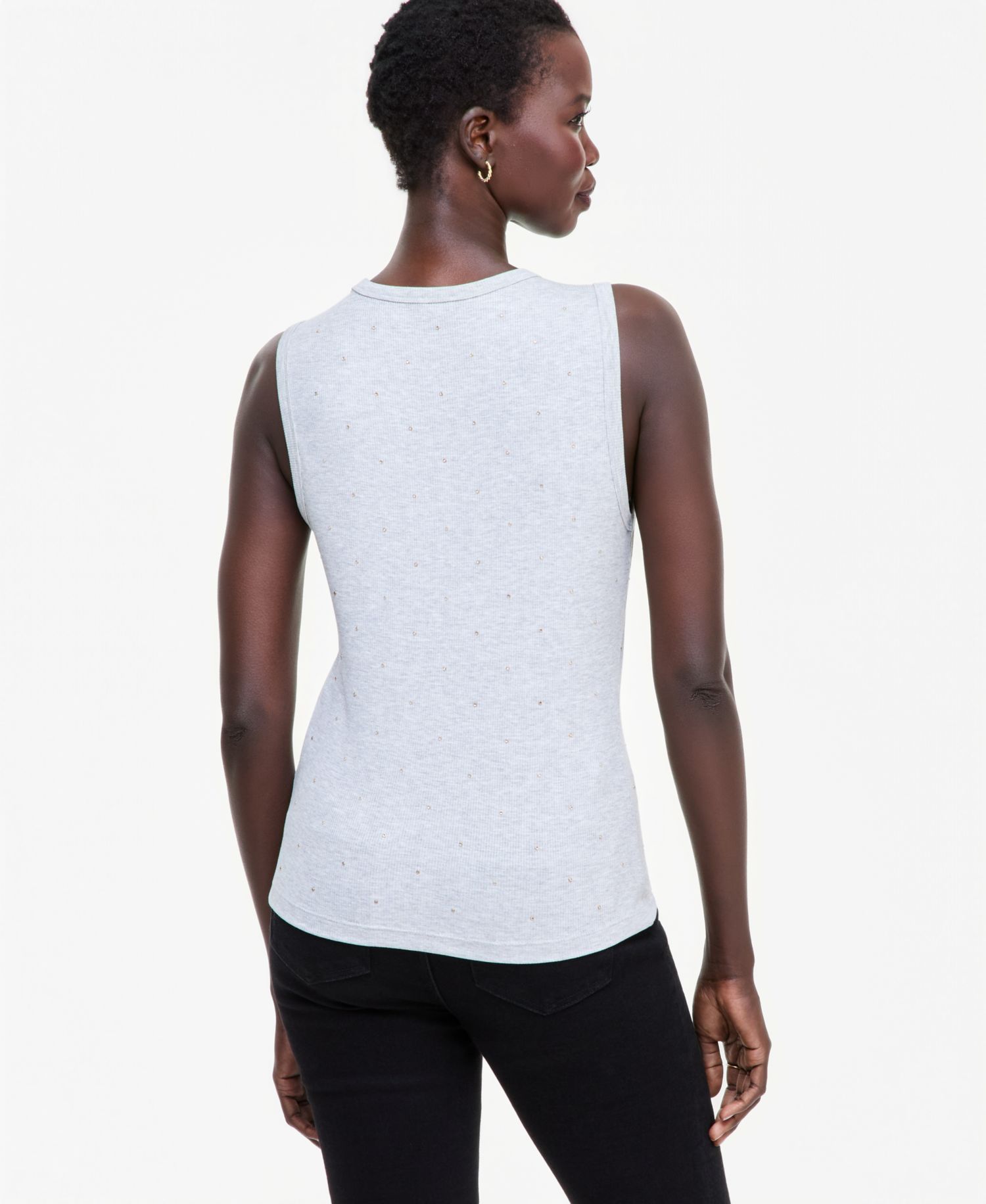 Women's Crystal Embellished Sleeveless Top