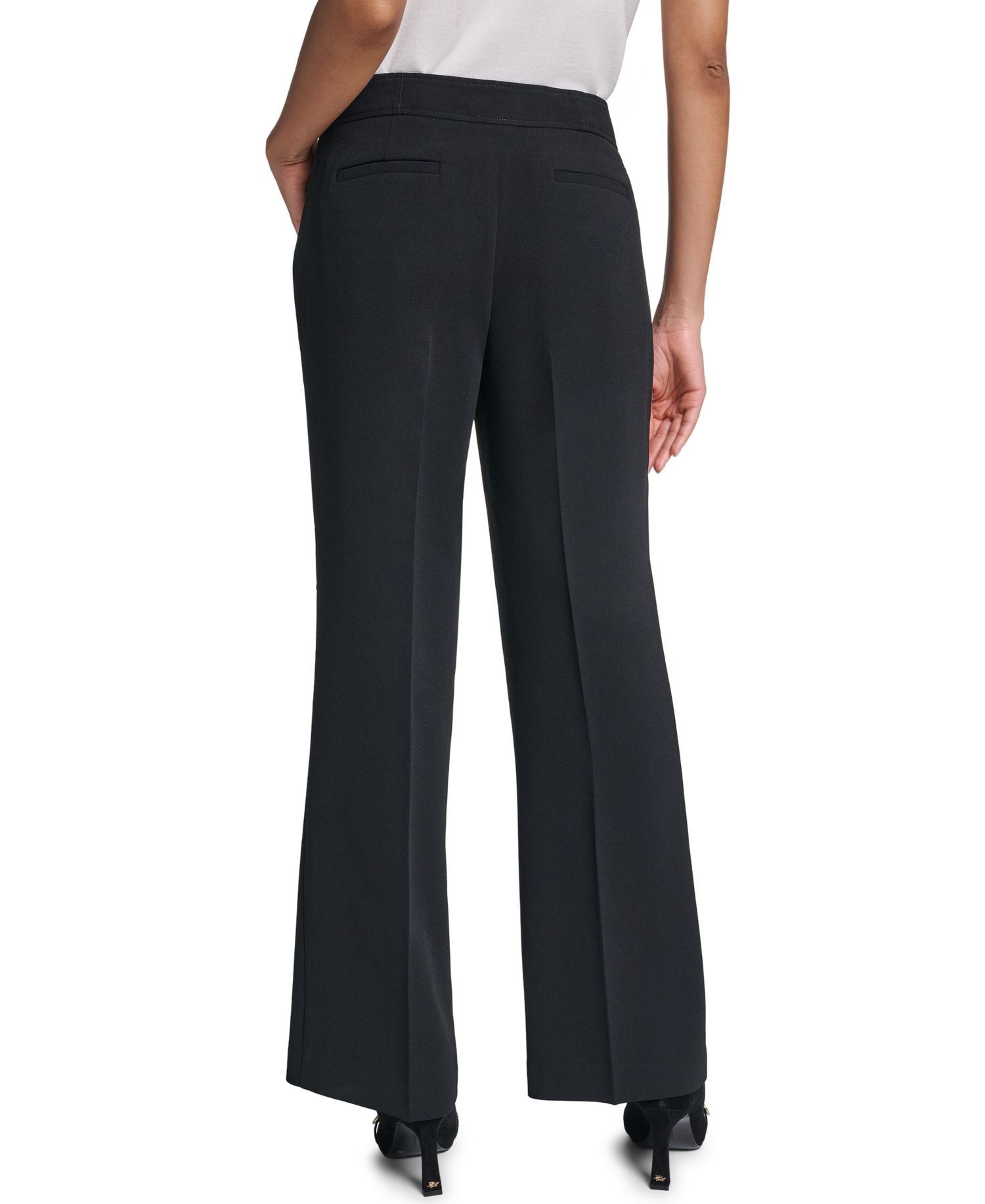 Petite High-Waisted Wide-Leg Pants