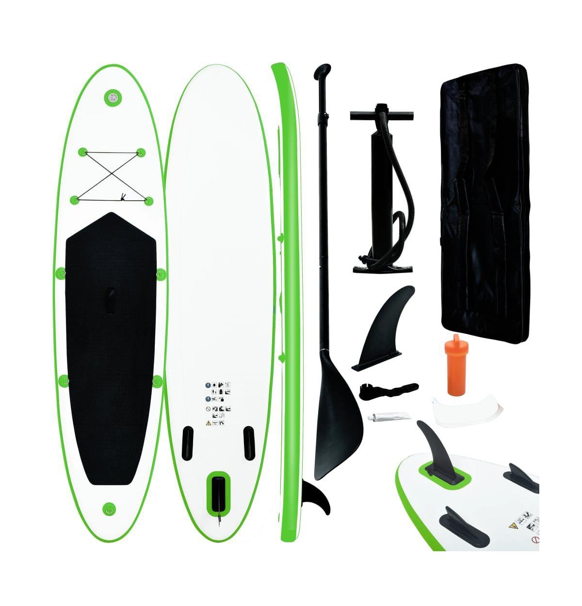 Hikeen Inflatable Stand Up Paddle Board Set - Green