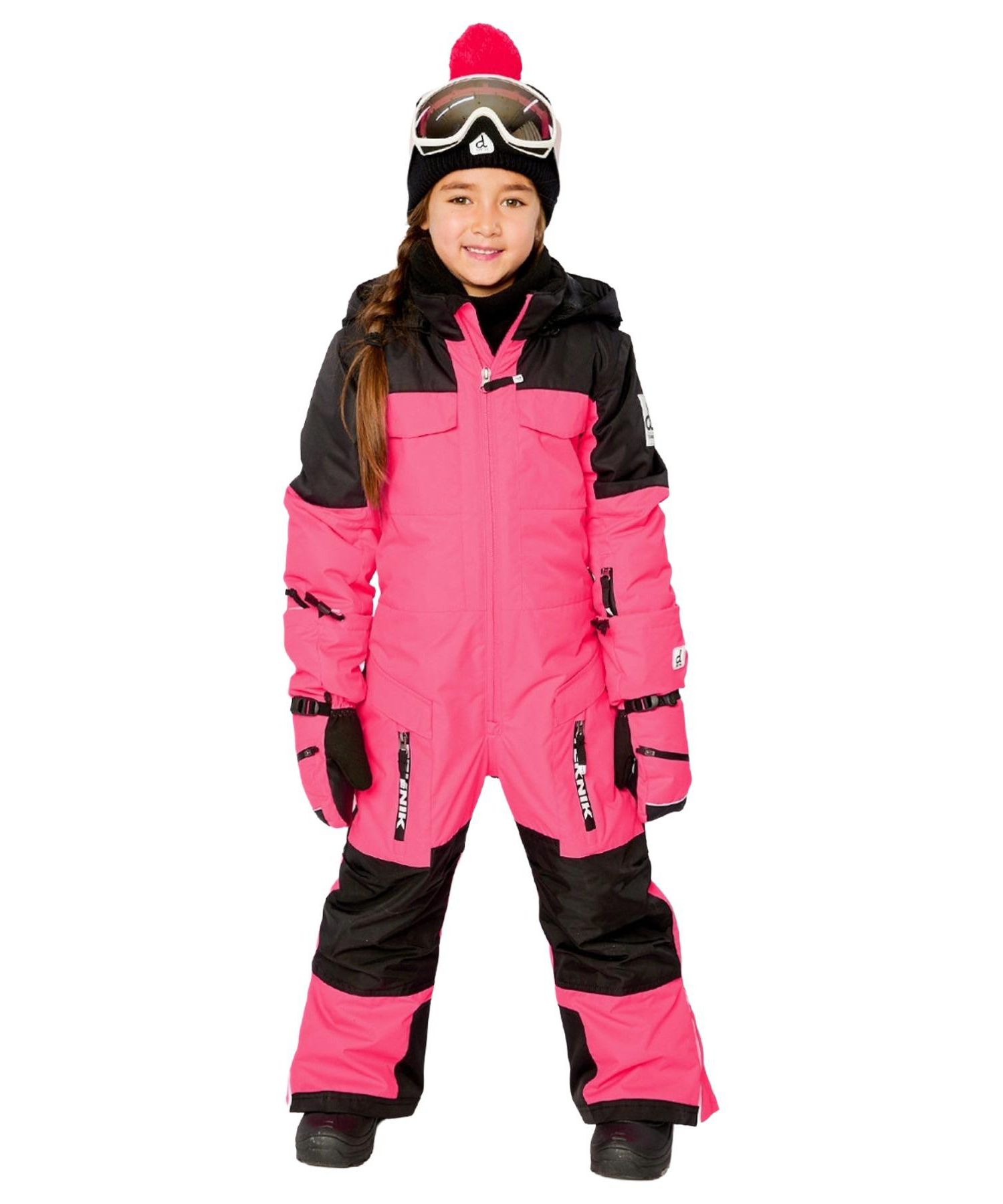 Little and Big Girl (6 - 16) One-Piece Teknik Snowsuit