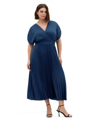 Women's Plus Size Elia Pleat Dress