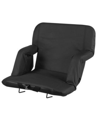 6 Adjustable Angle Wide Stadium Seat 2.9in Cushion Padded Chair with Armrest Back Support