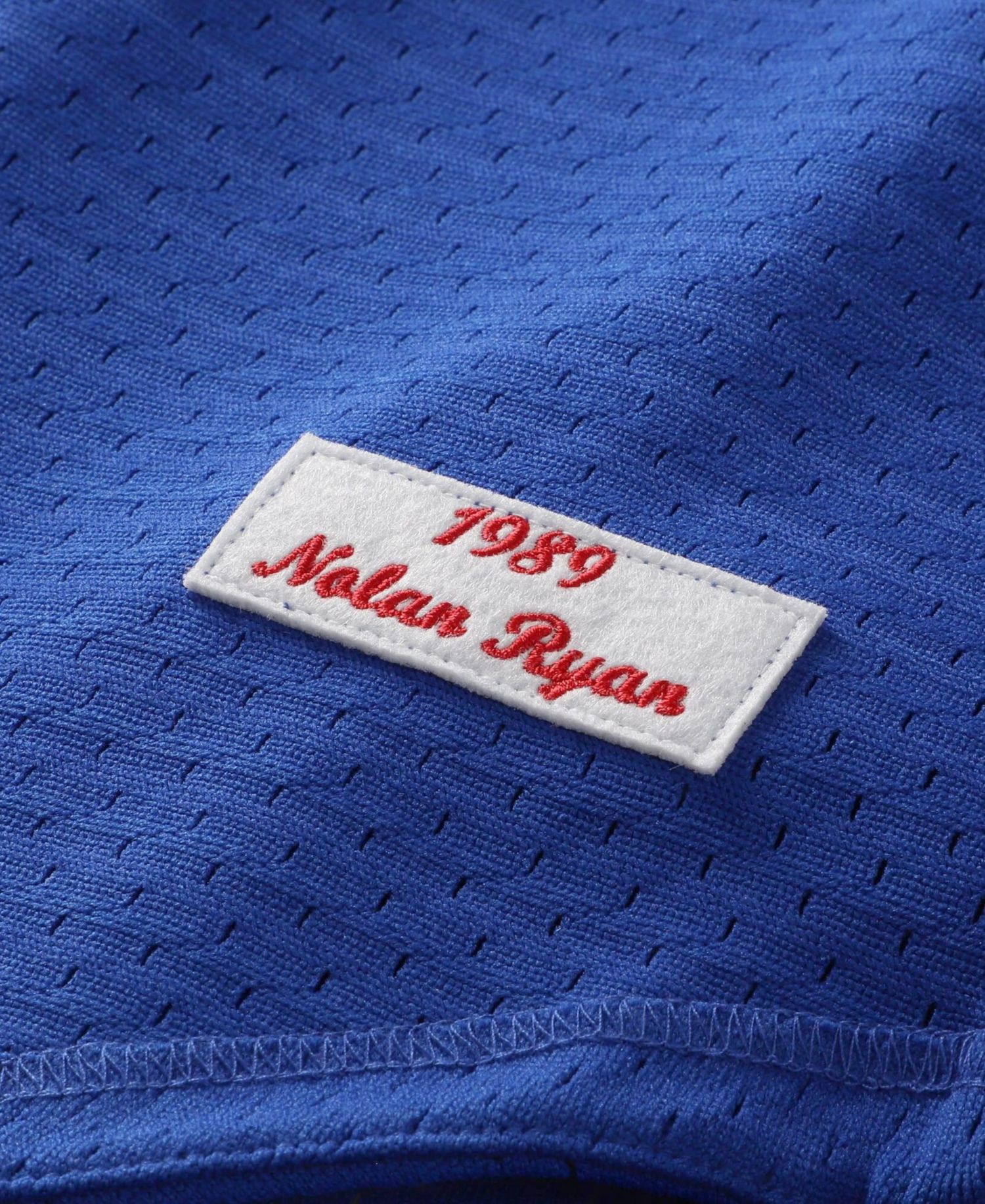 Men's Nolan Ryan Royal Texas Rangers Big & Tall Cooperstown Mesh Batting Practice Jersey