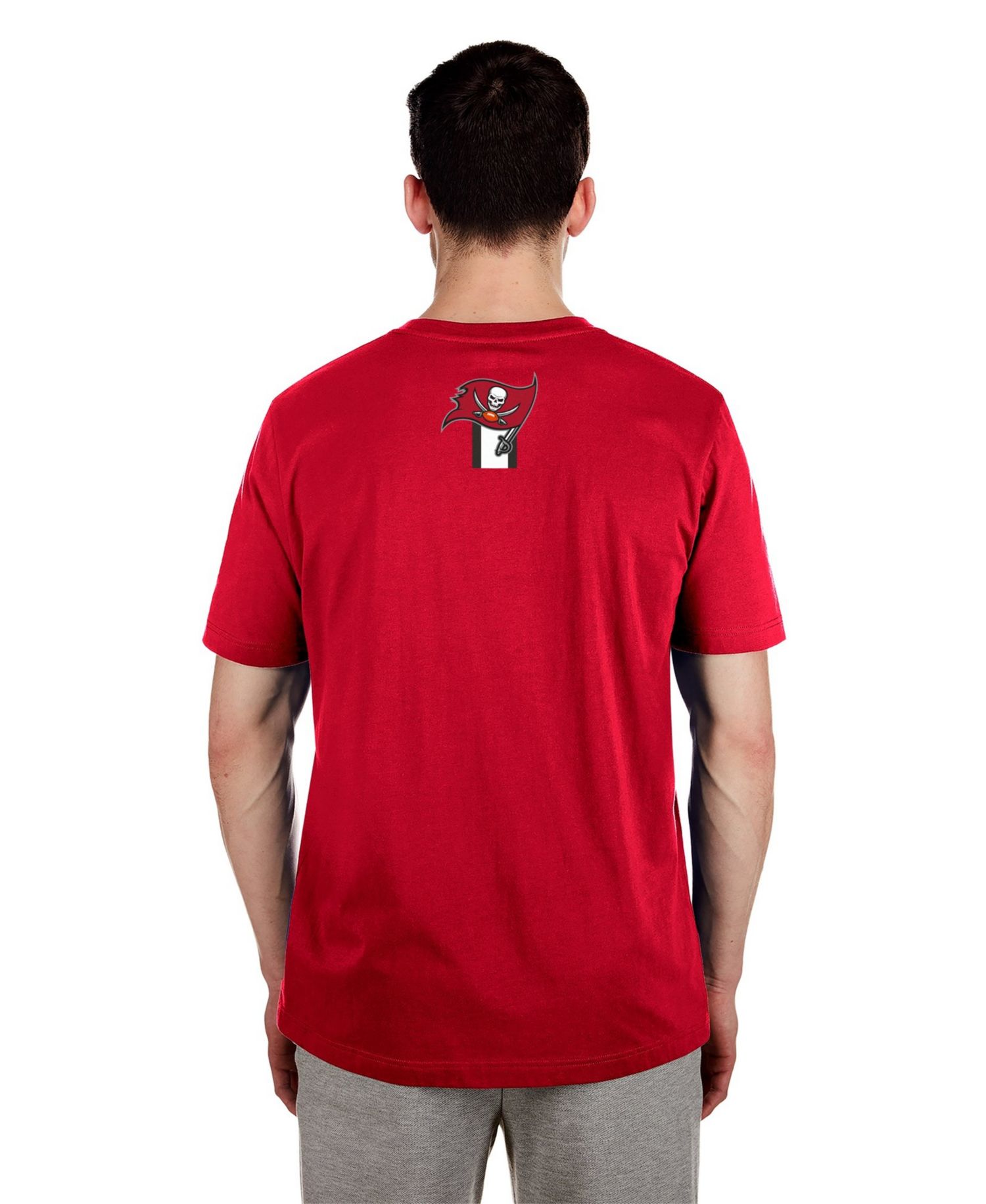 Men's Red Tampa Bay Buccaneers 3rd Down High Density Print T-Shirt