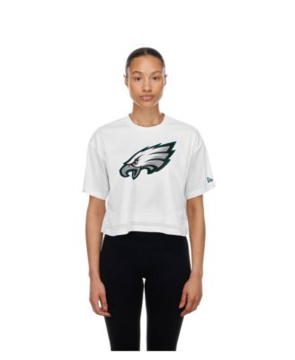 Women's Philadelphia Eagles Mesh Cropped T-Shirt