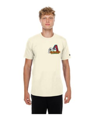 Men's Natural Arizona Diamondbacks Dia de los Muertos Sugar Skull T-Shirt