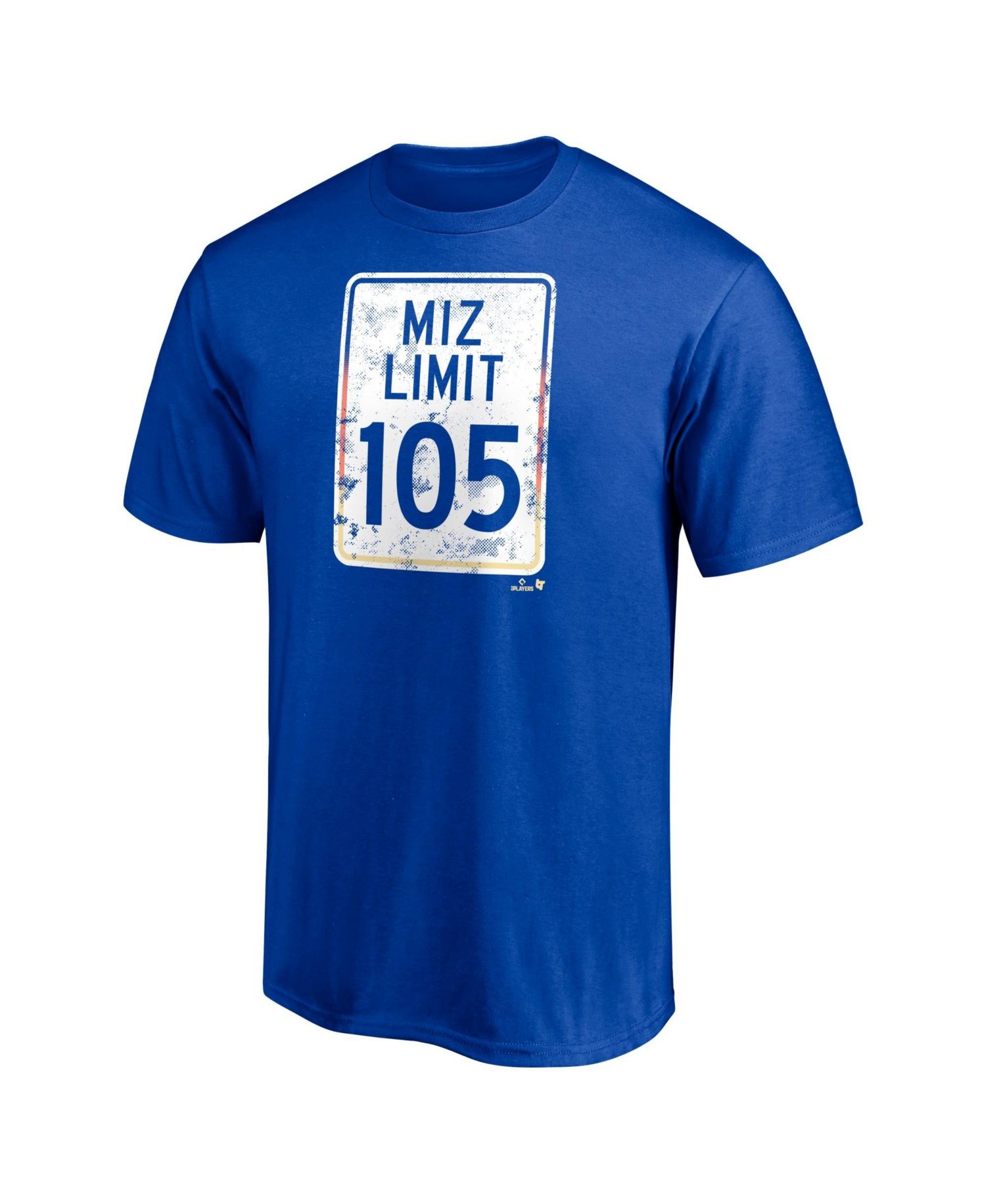 Men's and Women's Jacob Misiorowski Royal MLBPA Miz Limit Graphic T-Shirt