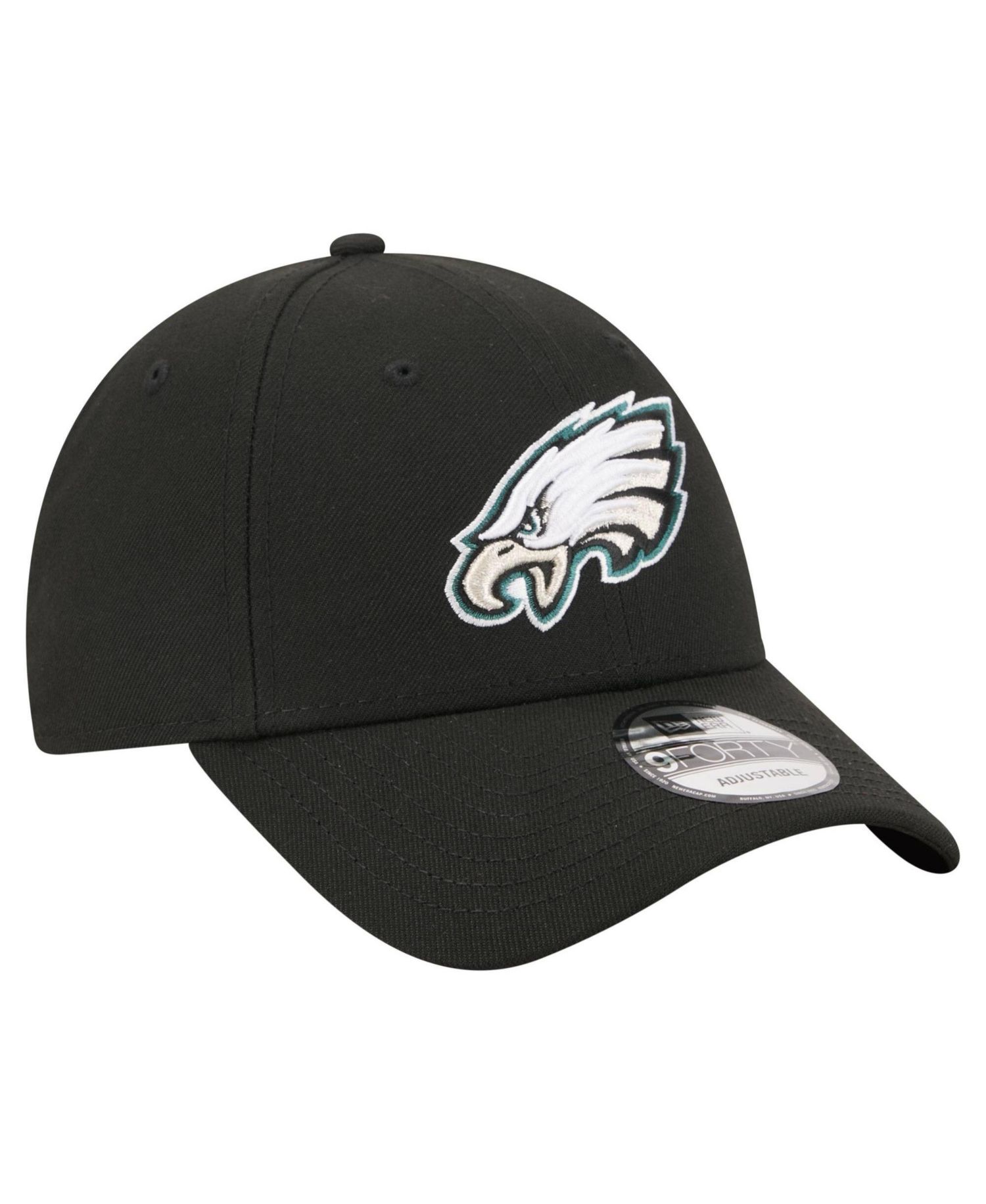 Men's Black Philadelphia Eagles Core Team 9FORTY Adjustable Hat