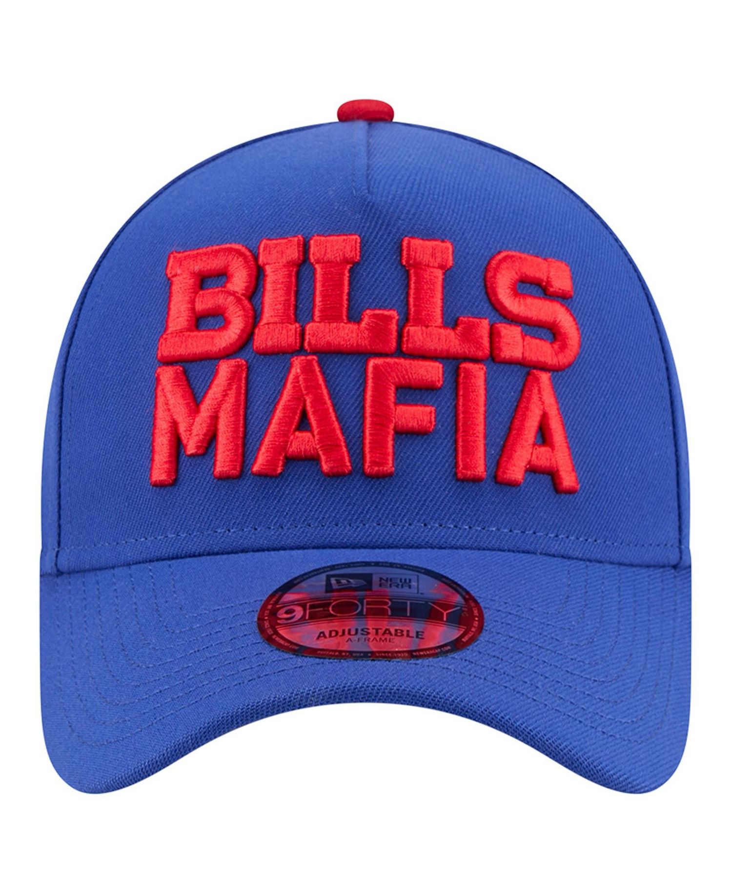 Men's Blue Buffalo Bills Mafia A-Frame 9Forty Adjustable Hat