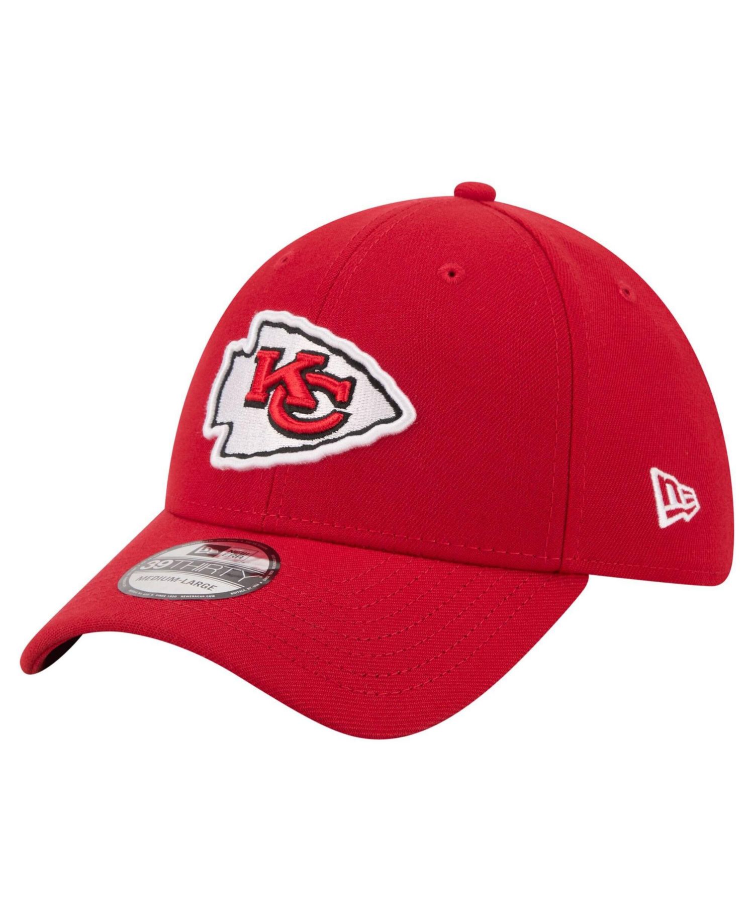 Men's Red Kansas City Chiefs Core Team 39THIRTY Flex Hat