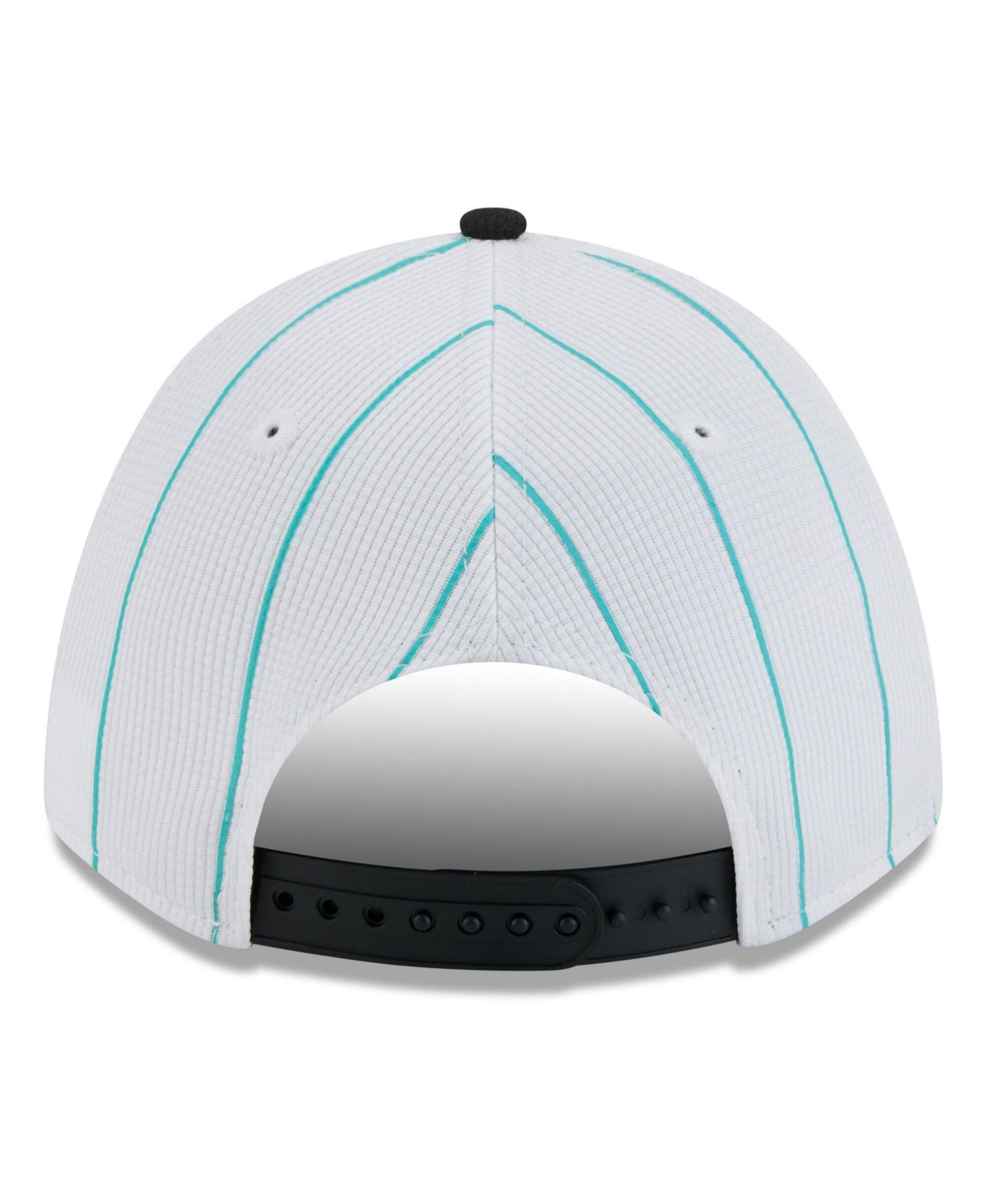 Men's White/Black Miami Marlins 2025 Batting Practice 9FORTY M-Crown Adjustable Hat