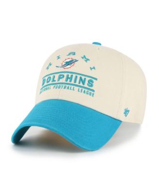 Men's Natural Miami Dolphins Windham Clean Up Adjustable Hat