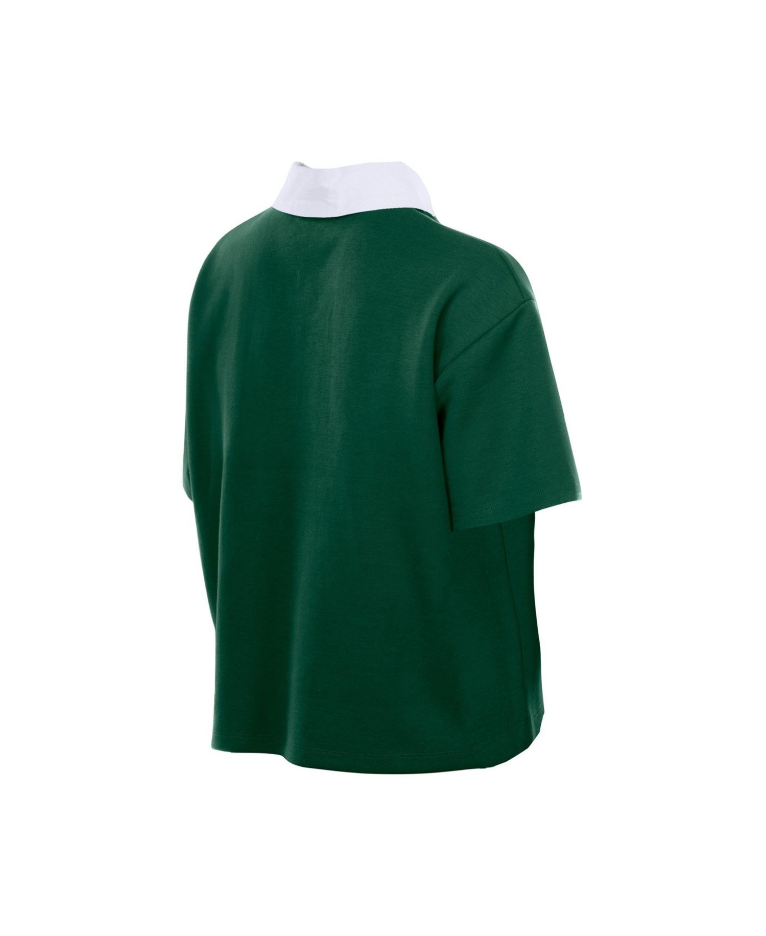 Women's Green Bay Packers Cropped Boxy Polo