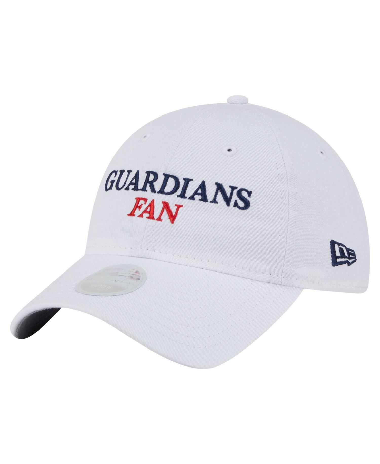 Women's White Cleveland Guardians Team Fan 9TWENTY Adjustable Hat