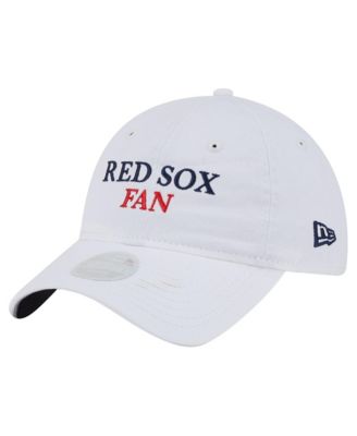 Women's White Boston Red Sox Team Fan 9TWENTY Adjustable Hat