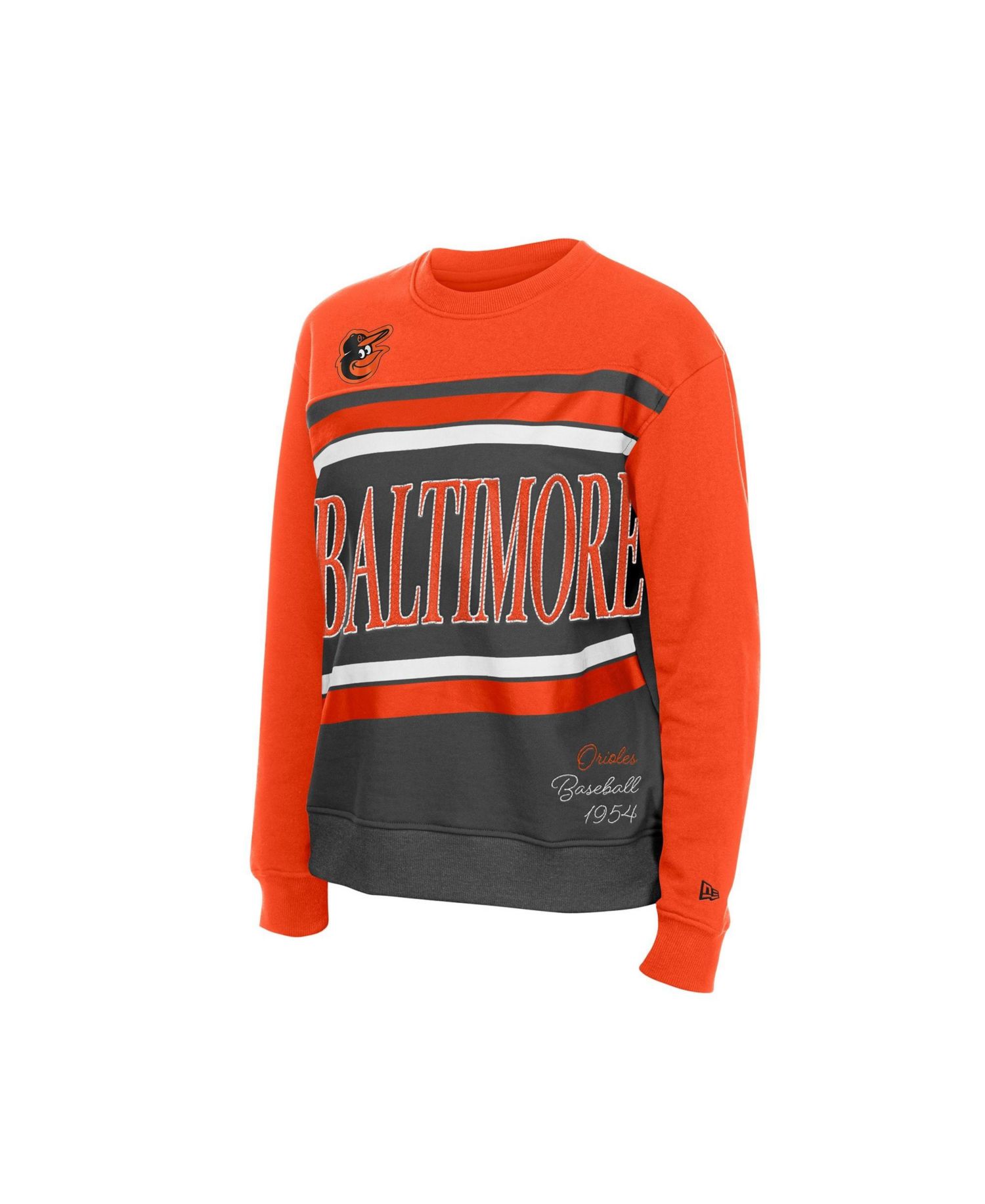 Women's Baltimore Orioles Gameday Color Block Fleece Graphic Sweatshirt