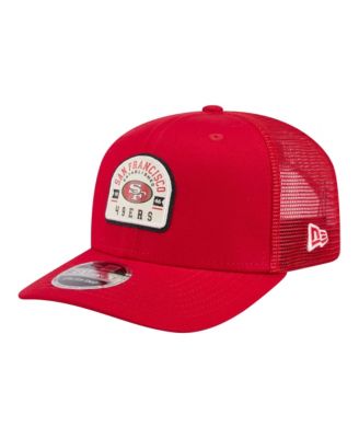 Men's Scarlet San Francisco 49ers Contest 9SEVENTY Adjustable Trucker Hat