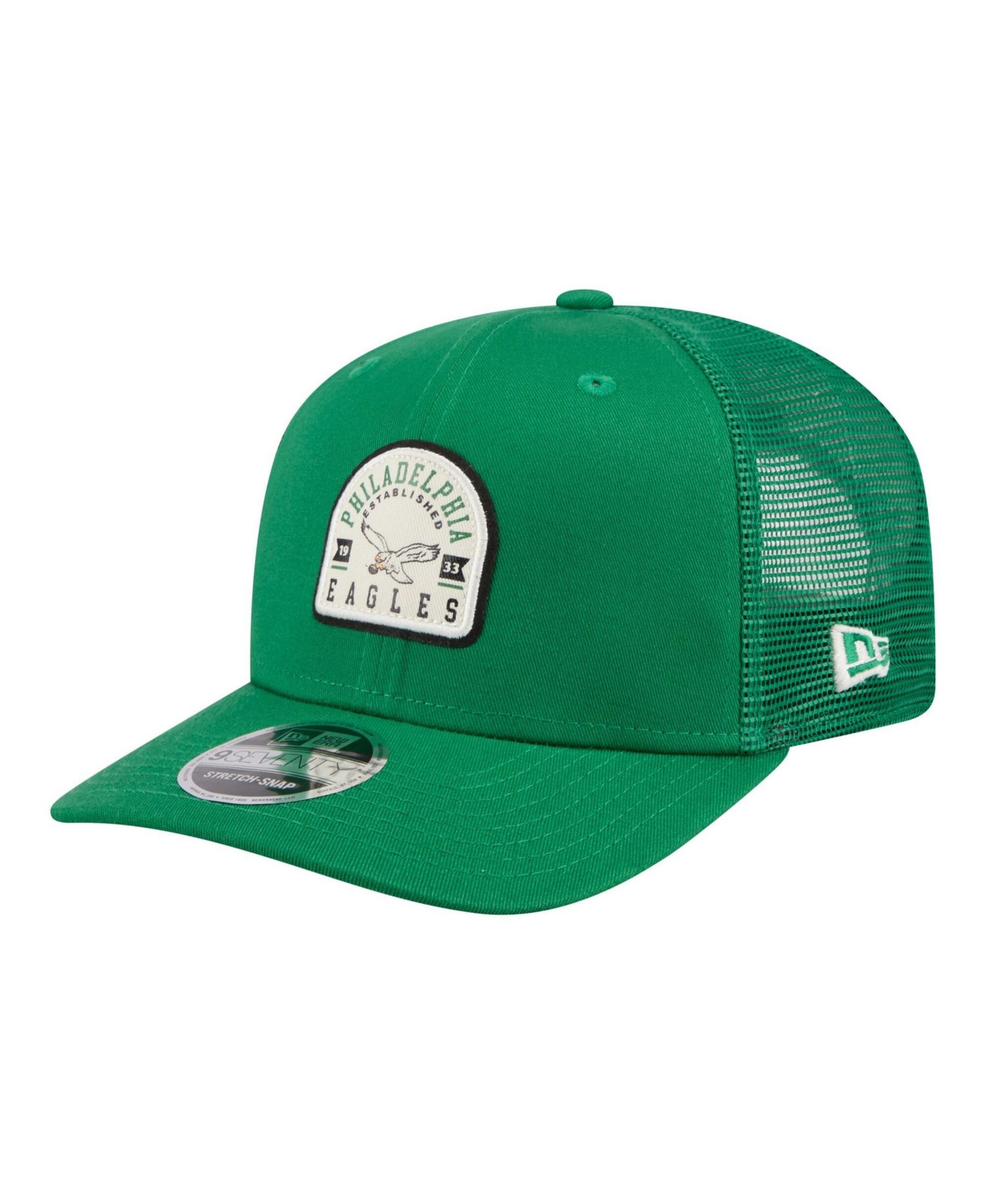 Men's Kelly Green Philadelphia Eagles Contest 9SEVENTY Adjustable Trucker Hat